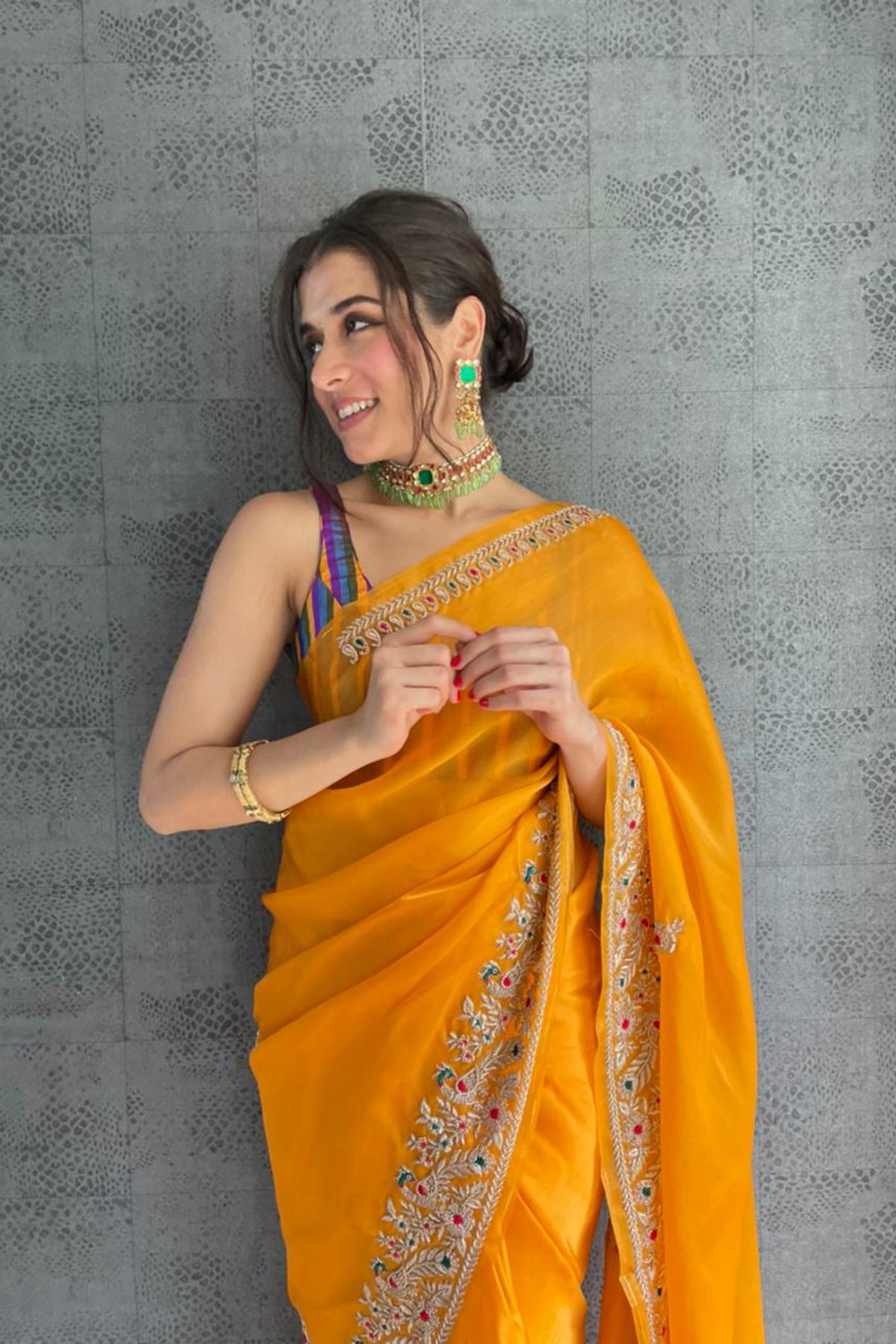 Mango Organza Saree