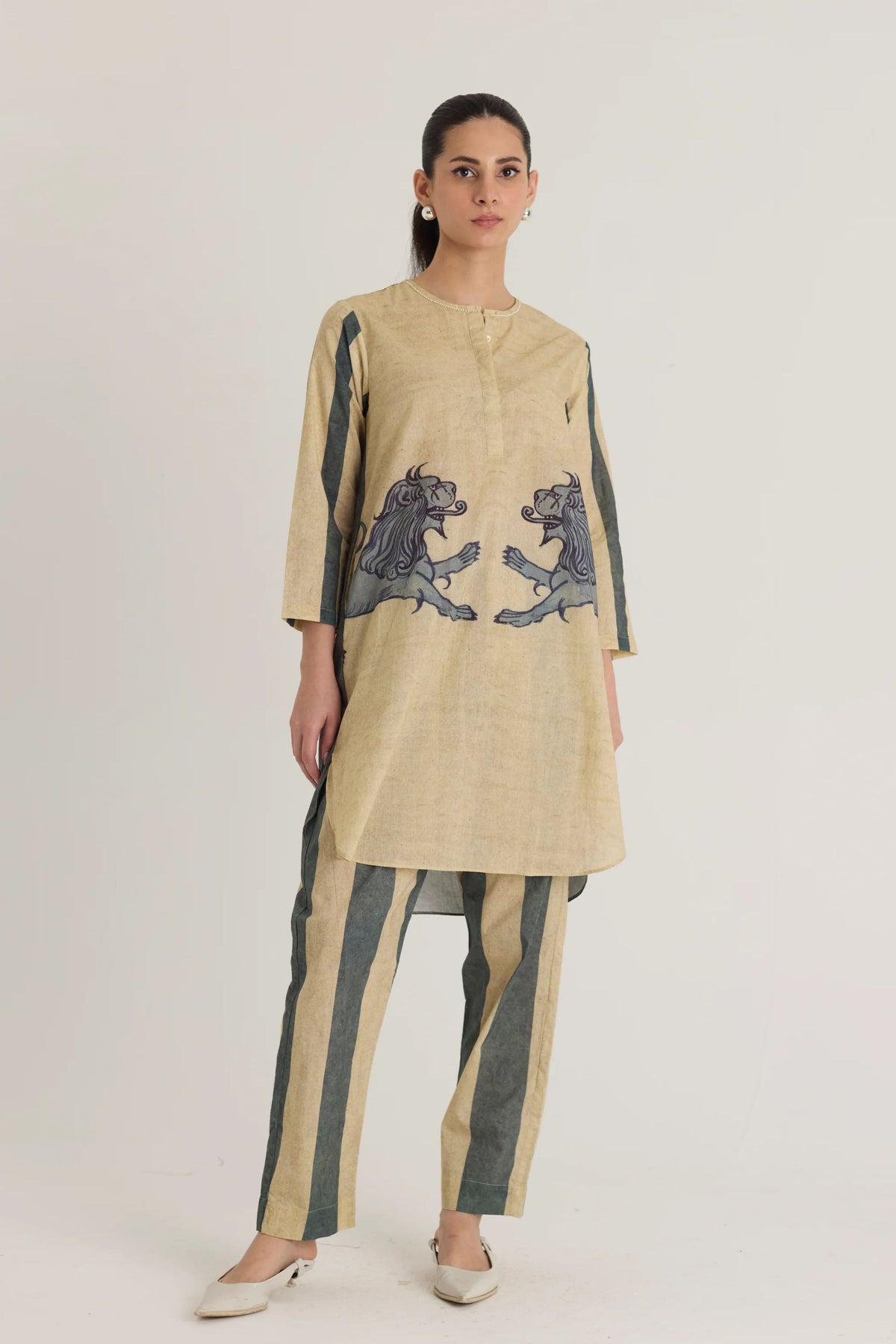 Paws Short Kurta Set