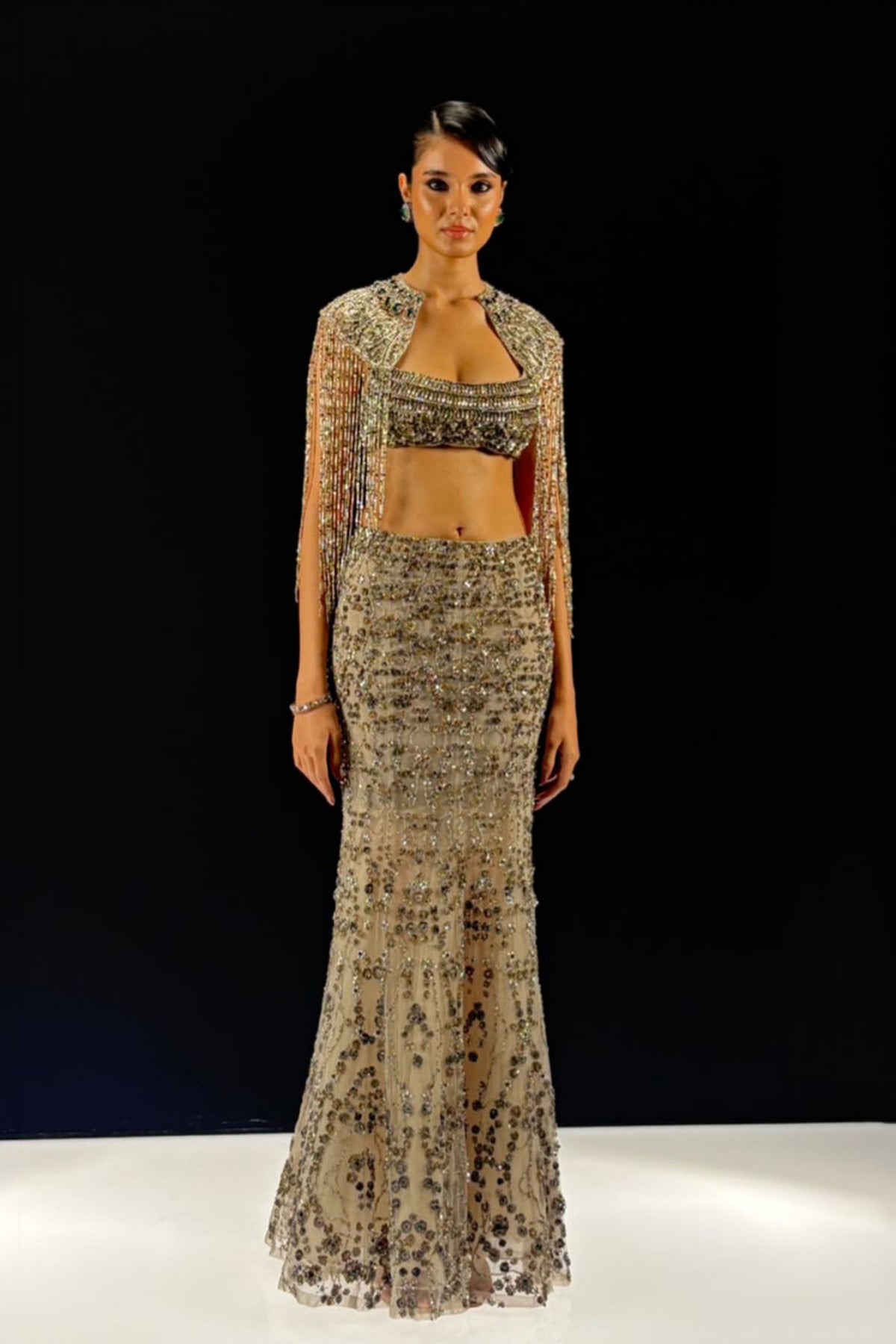 Dew flower lehnga set