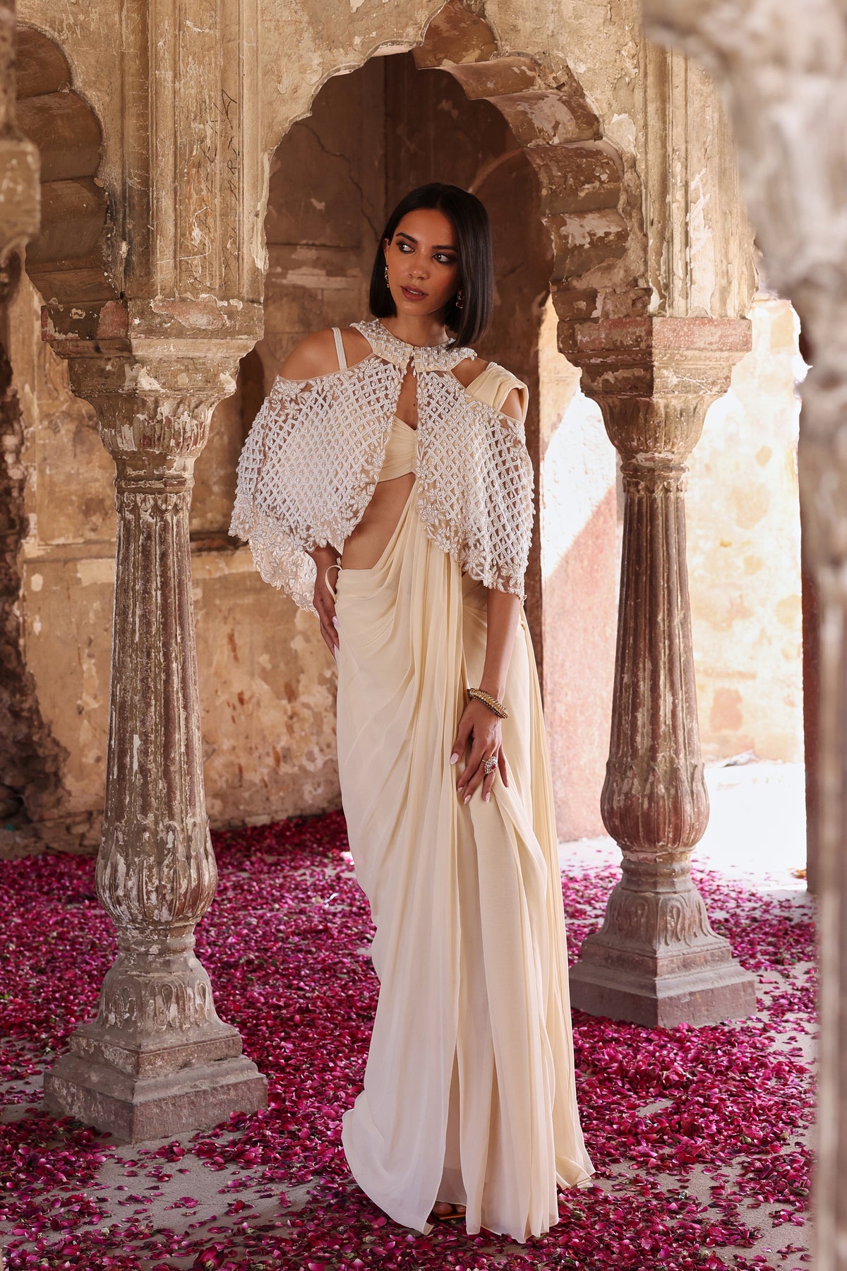 Diya Cape in Ivory