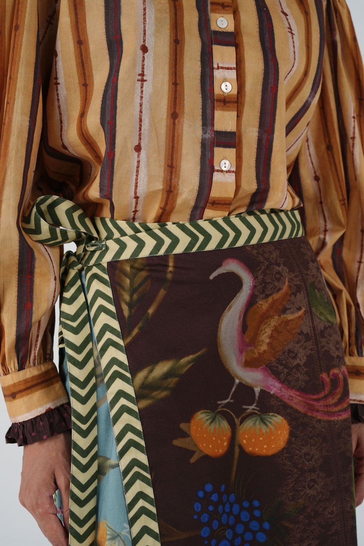 Vintage Wrap Skirt