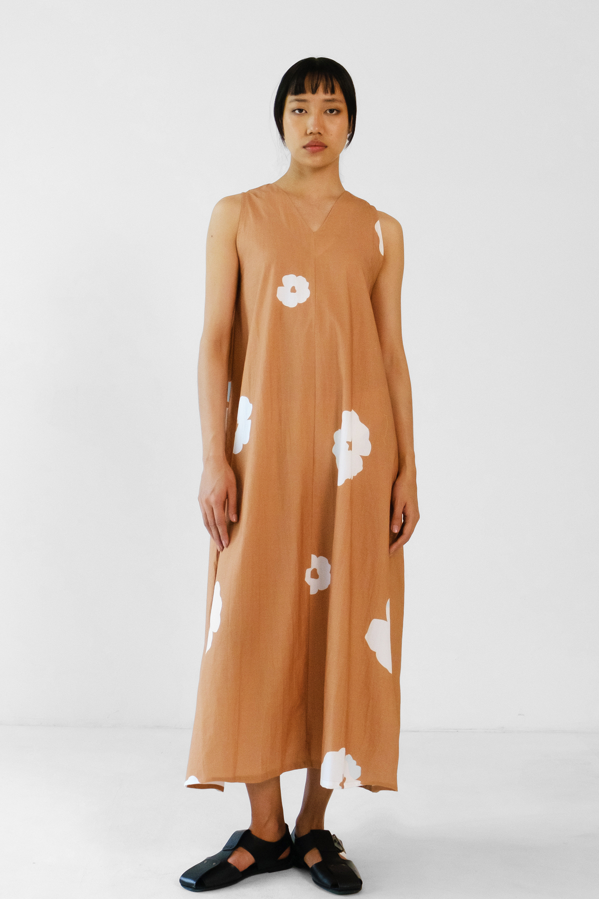 Brown Poppy Dress
