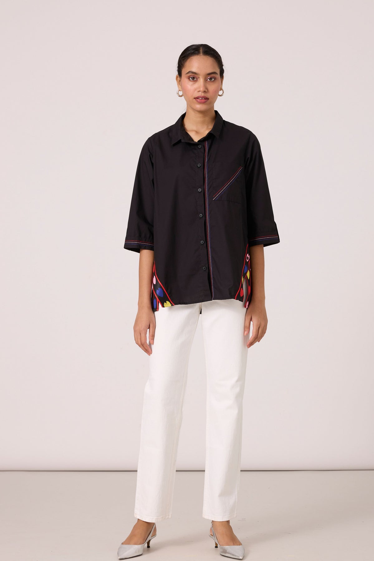 Doris Black Shirt