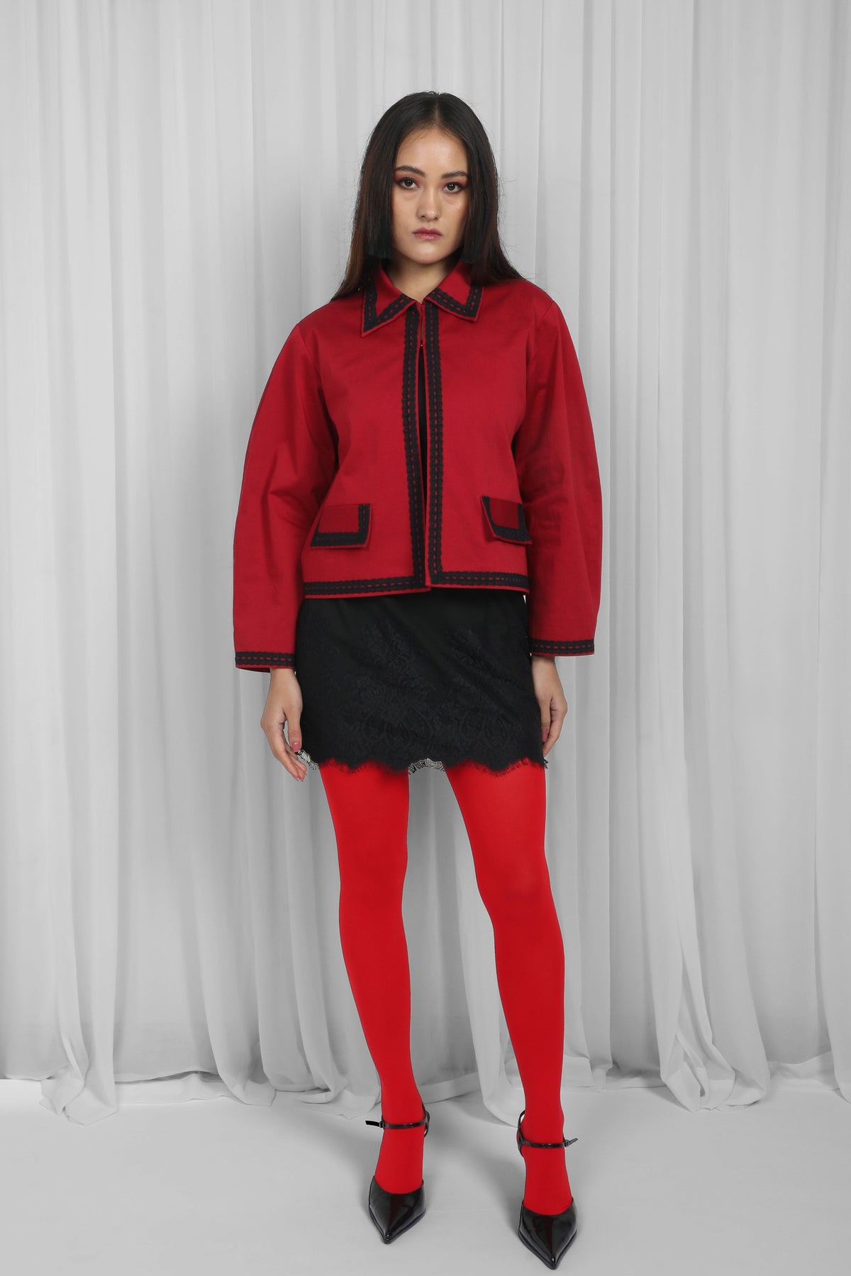 Red and Black Mae Jacket