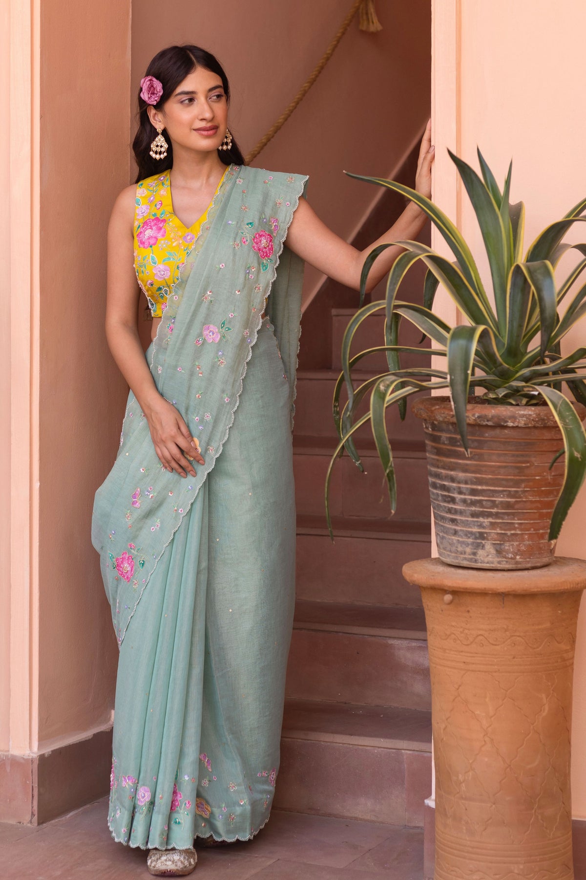 Avril Saree Blouse Set