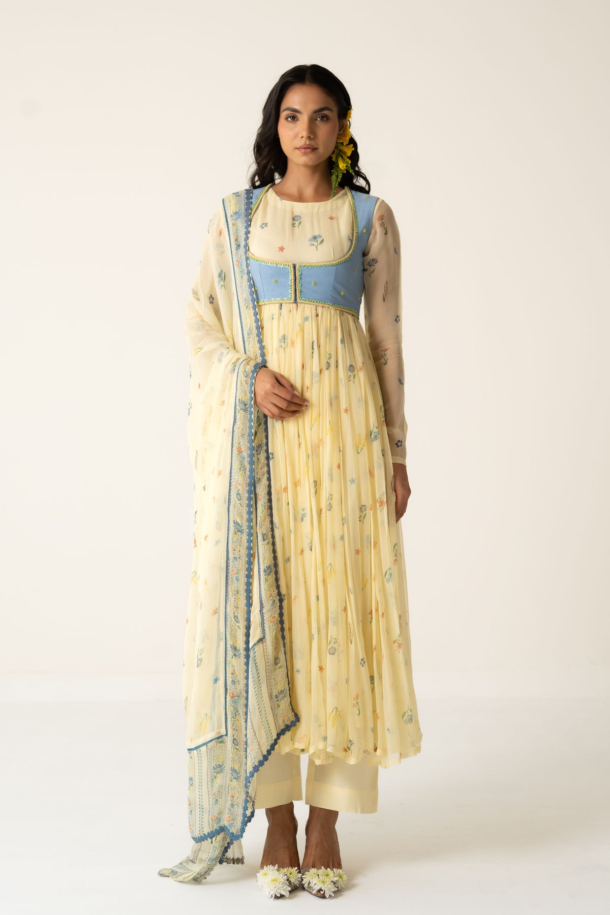 Flora Anarkali Set