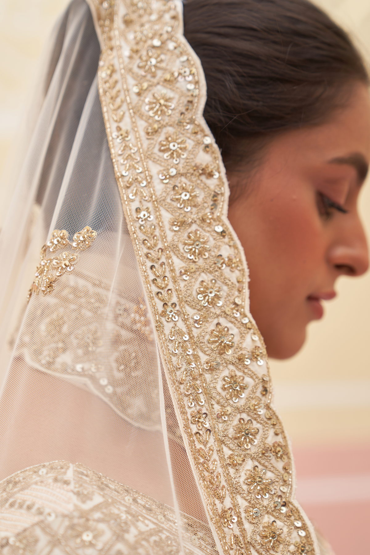 Ivory Lehenga Set