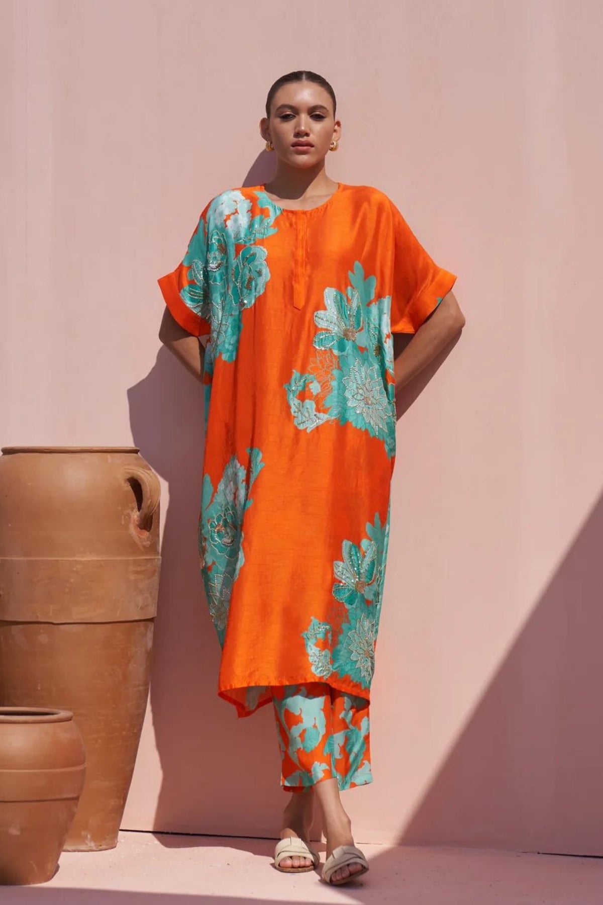 Orange Moroccan Oversized Set