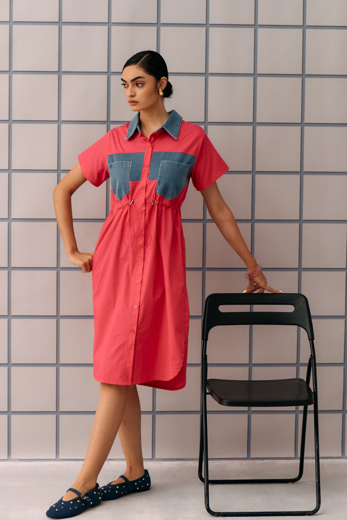 Fuscia Alles Dress