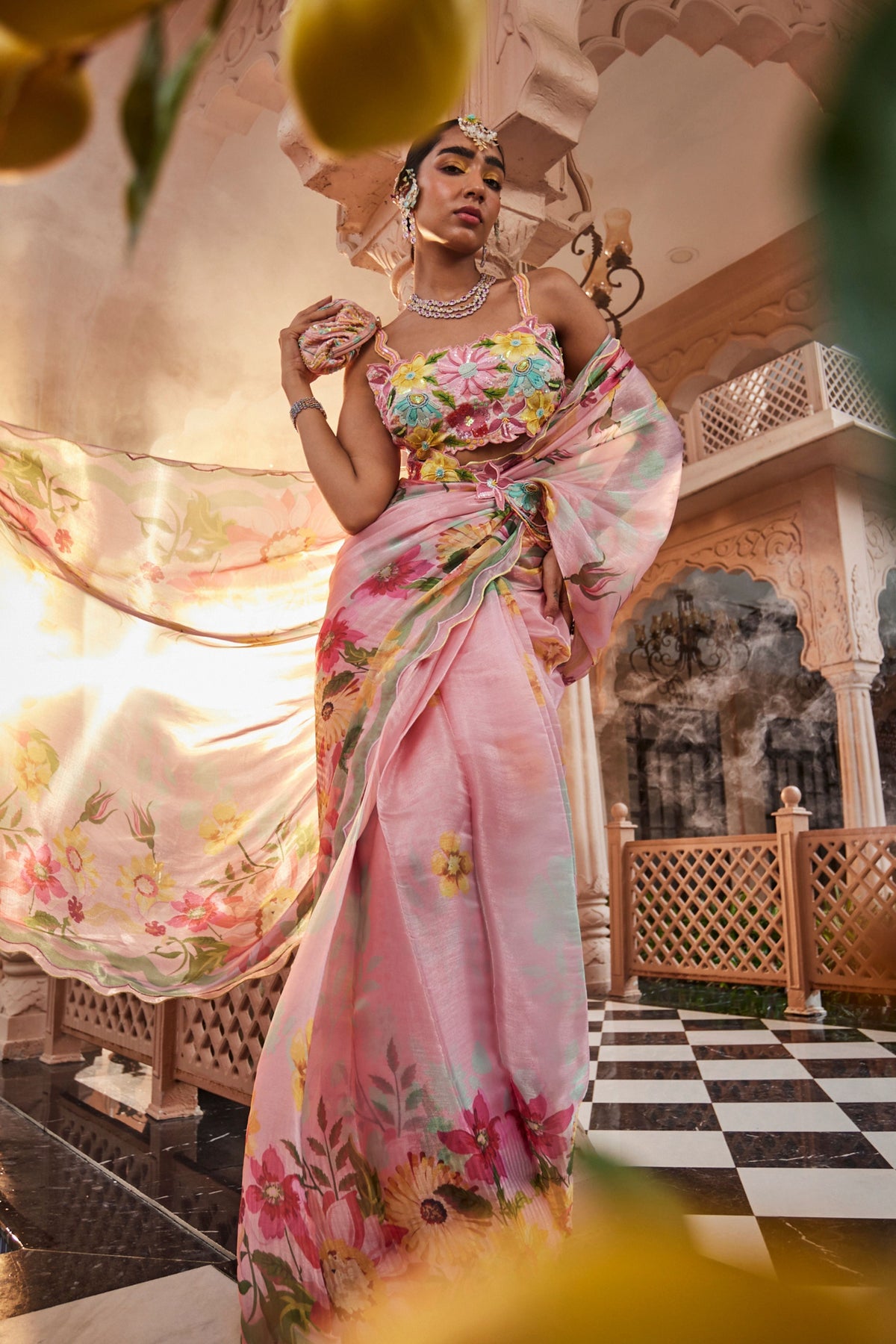 Sweet Breeze Saree Set