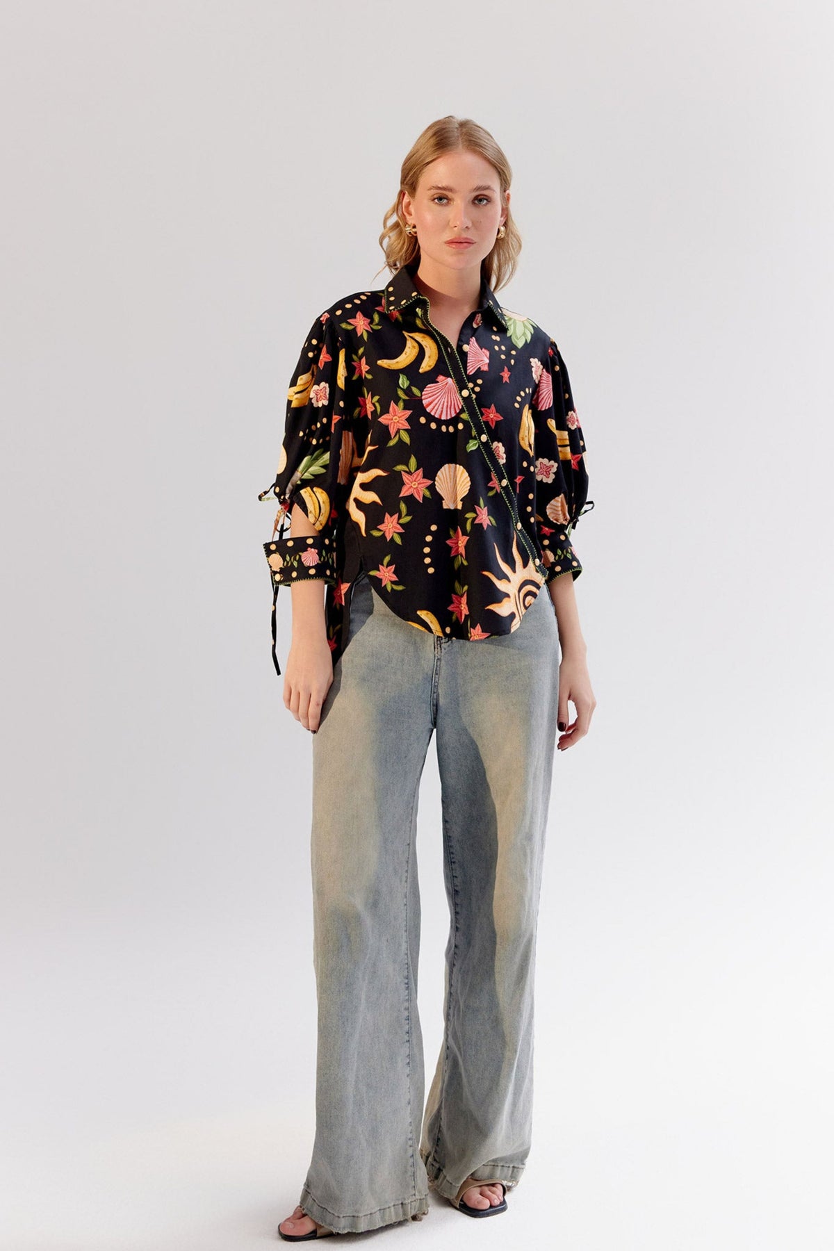 Seashell Black Brie Shirt