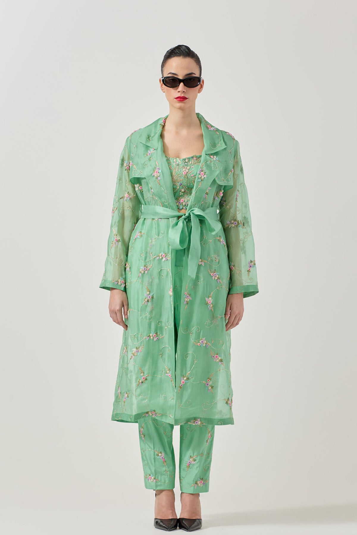 Samantha Jacket With Bustier &amp; Pant