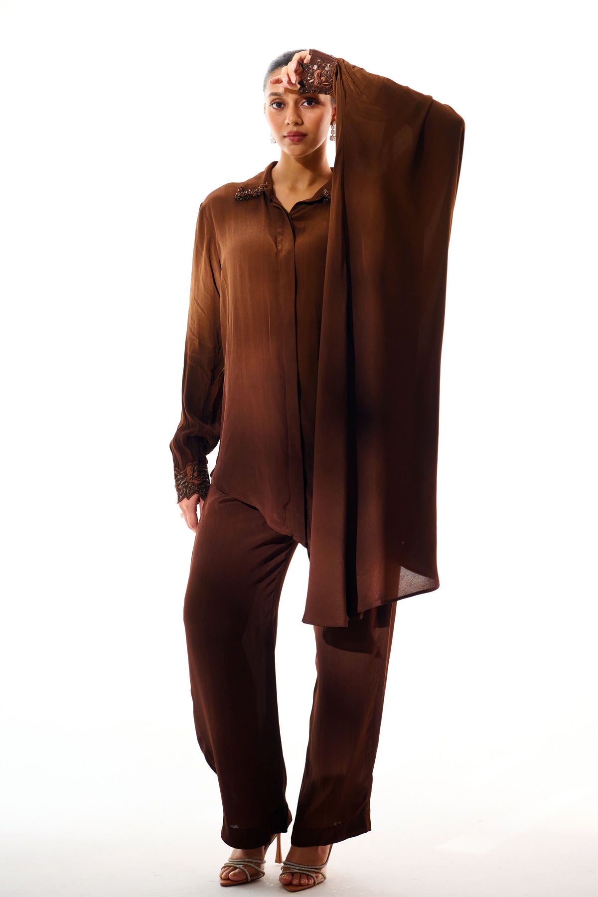 Brown Sapphire Co-ord Set