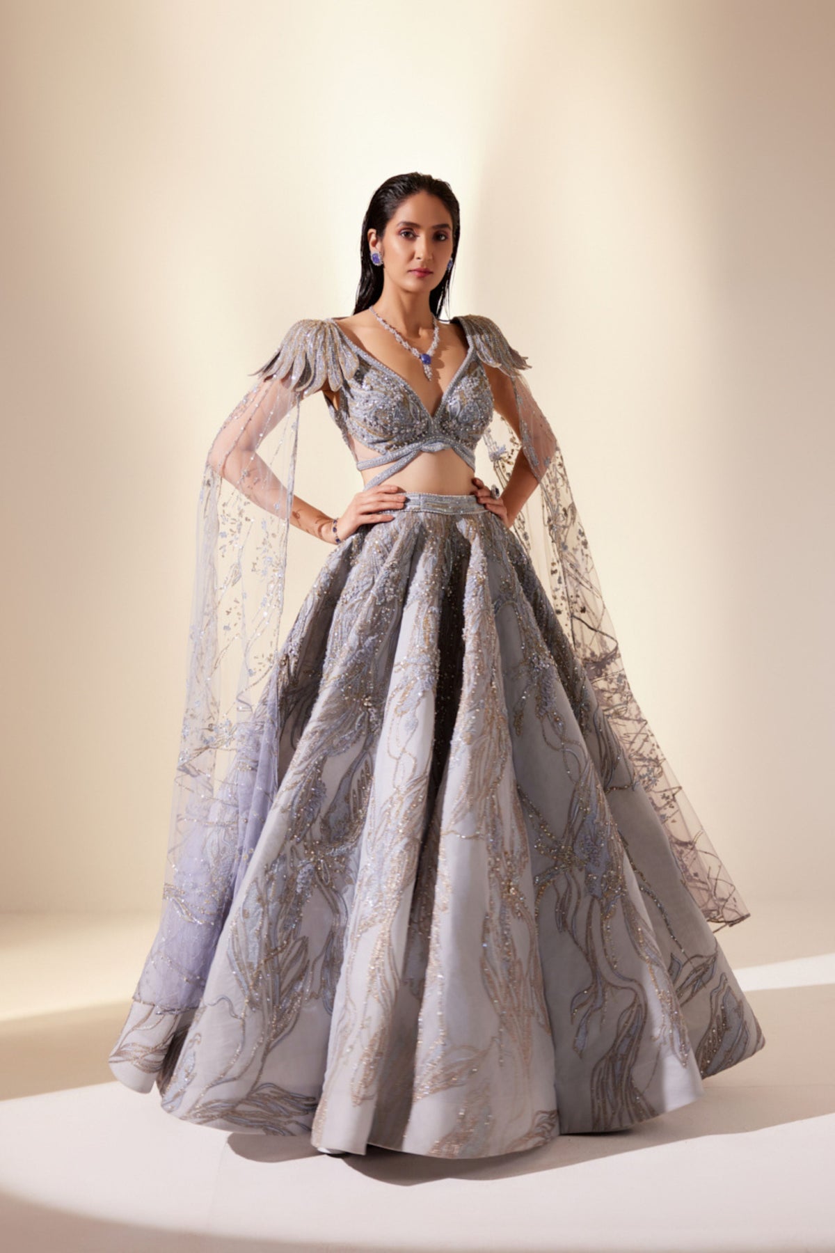 Lunar Lavender Lehenga Set