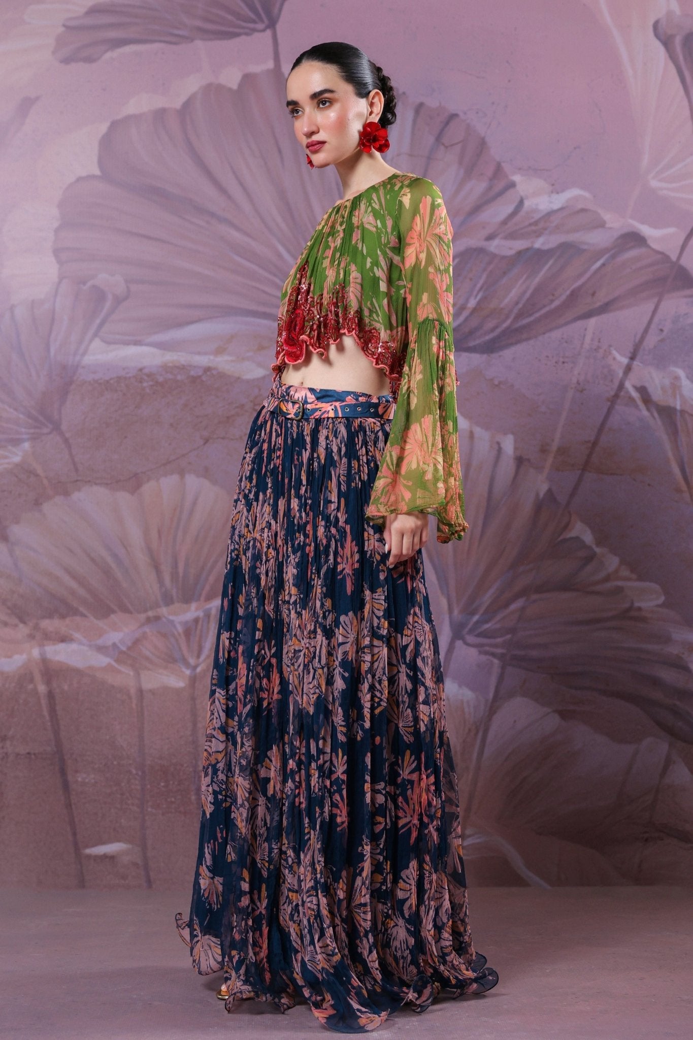 Gulaab Pan Co - ord Set - Pallavi Jaipur - Elahe