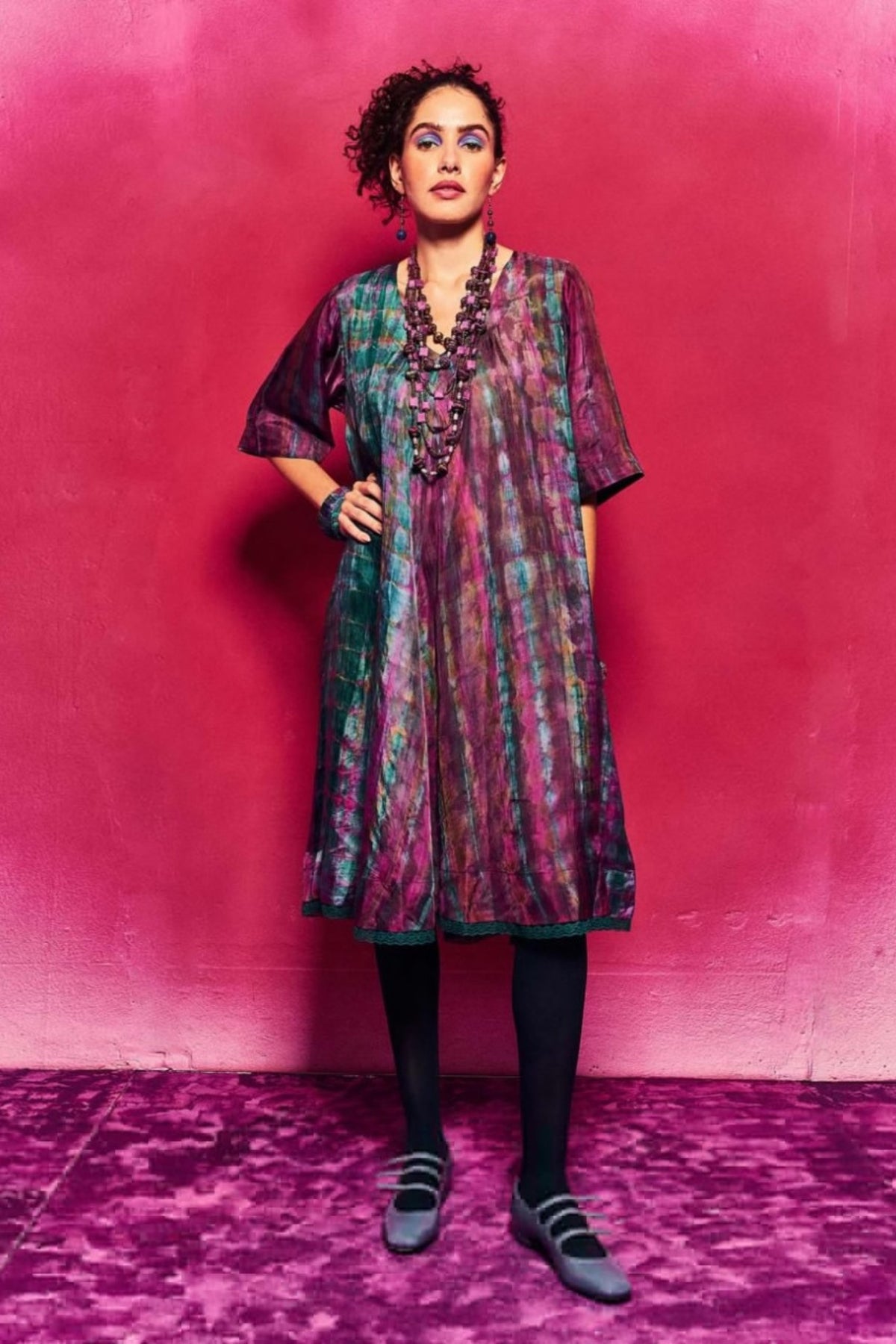 Violet and Teal Kiara Dress