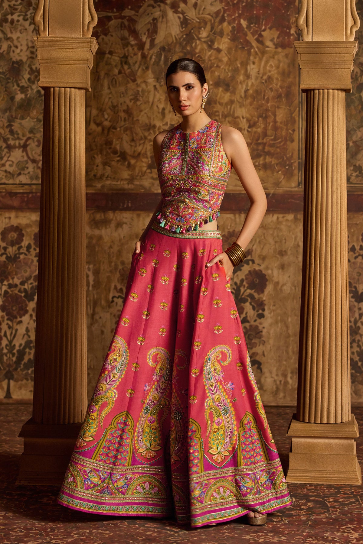 Akshara Sharara Set
