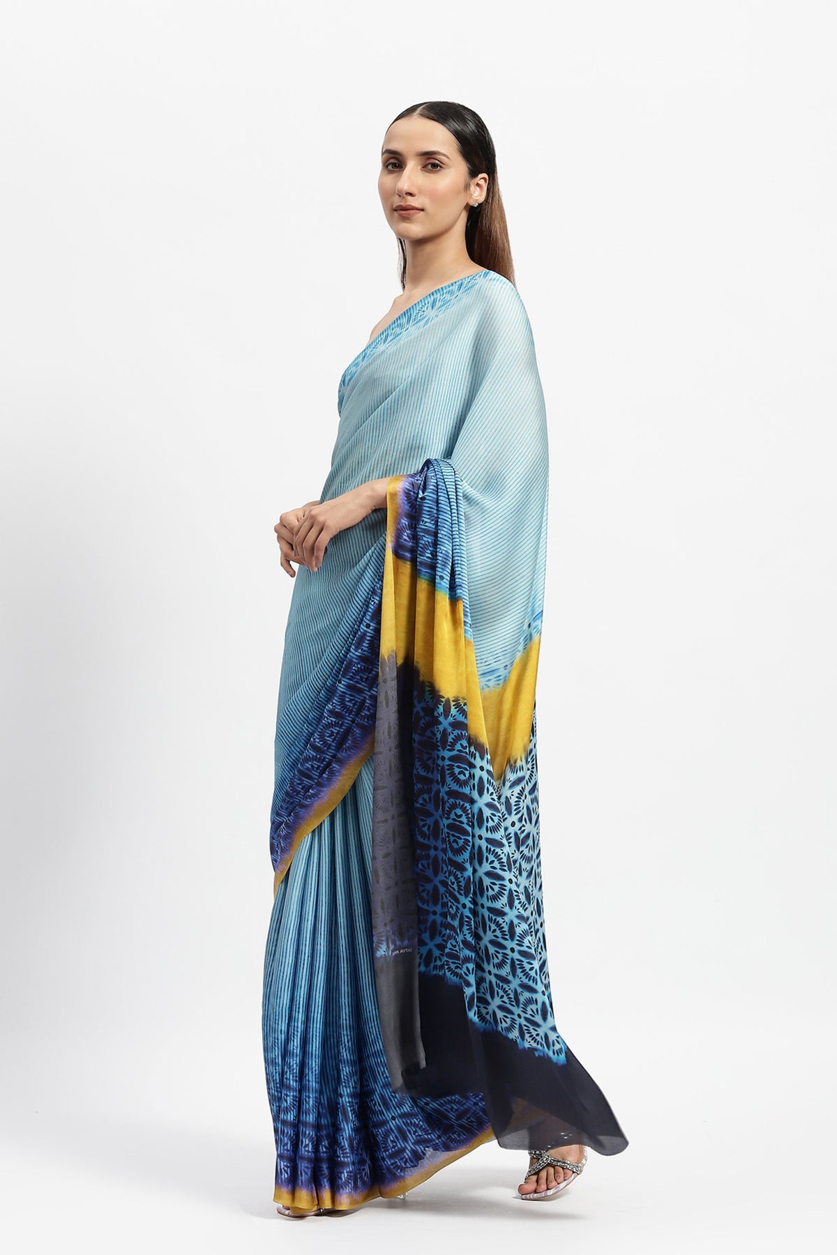 Baby Genius Printed Saree