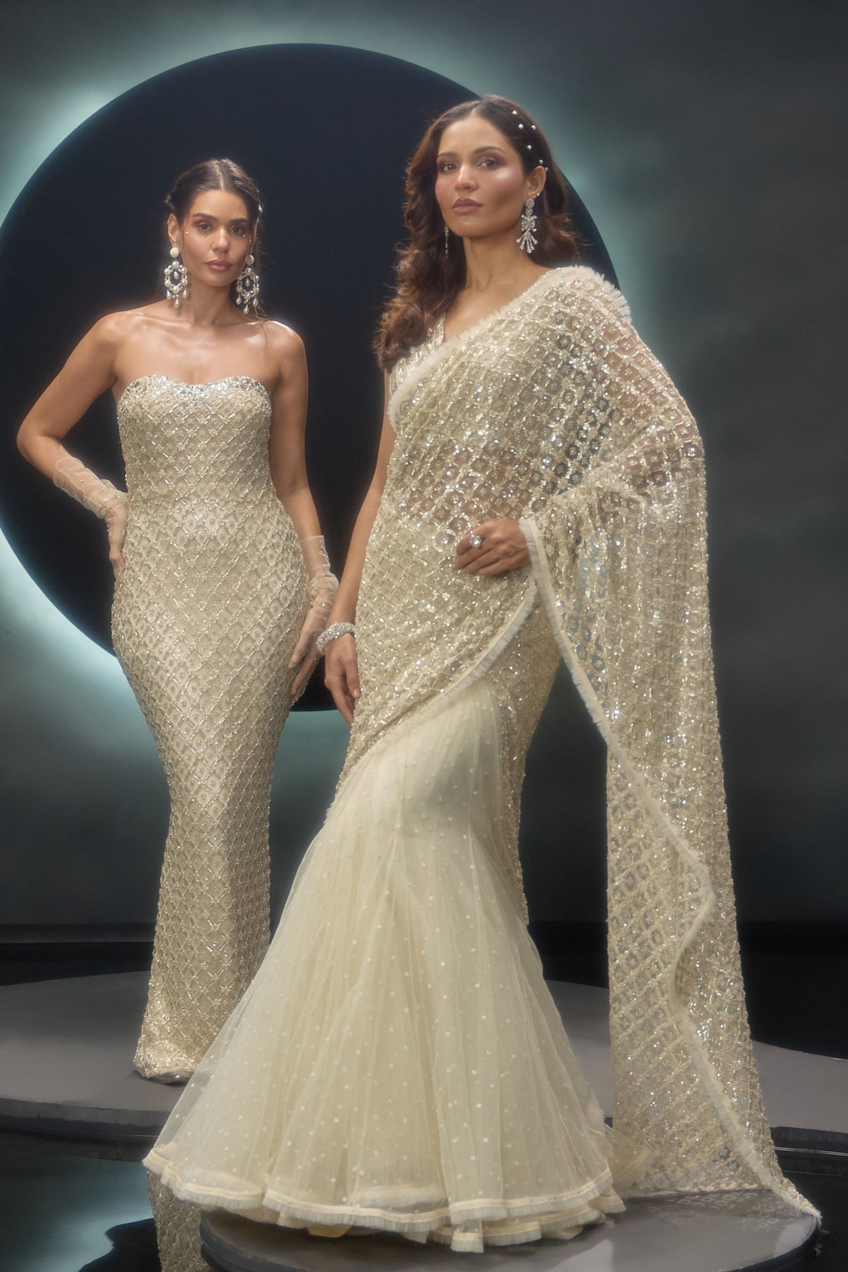 Alvara Lehenga Saree Set