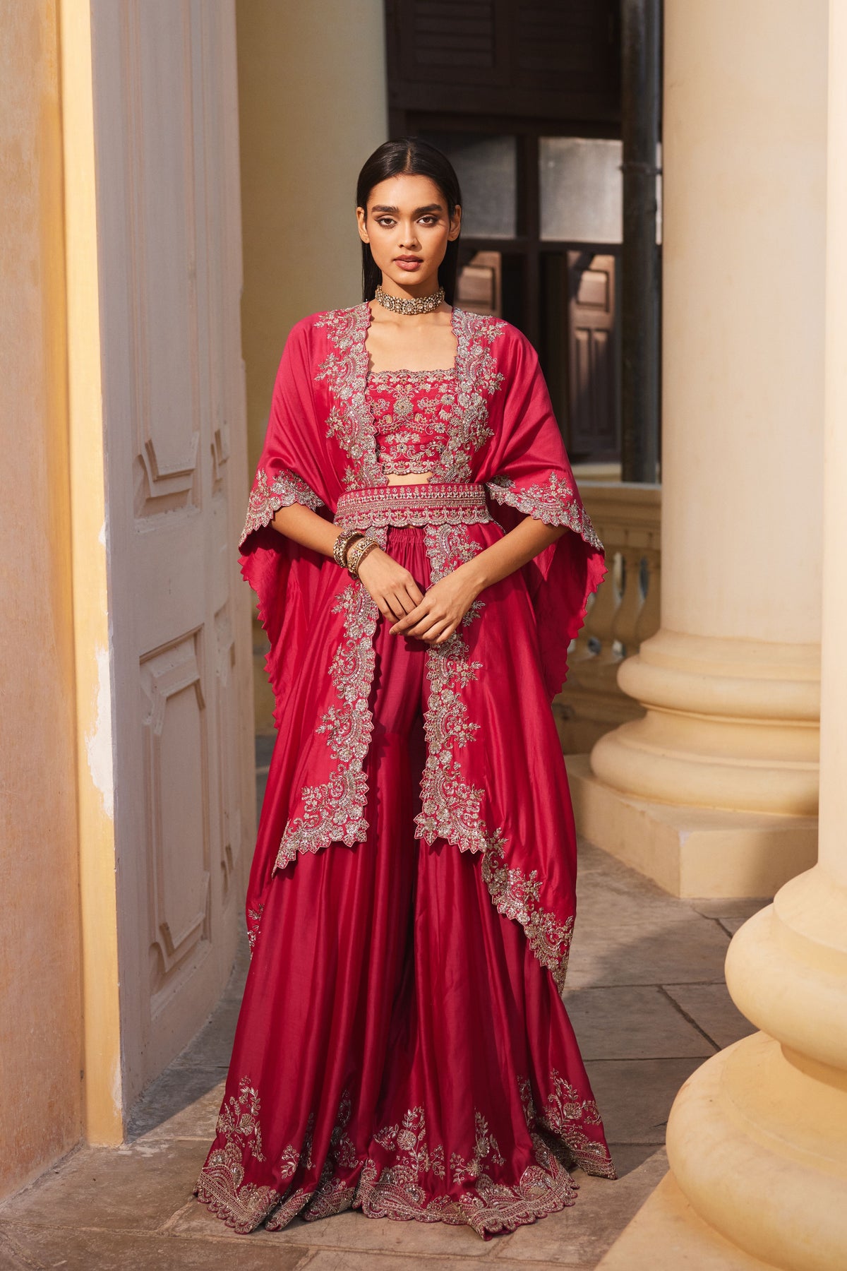 Rani Pink Sharara Set