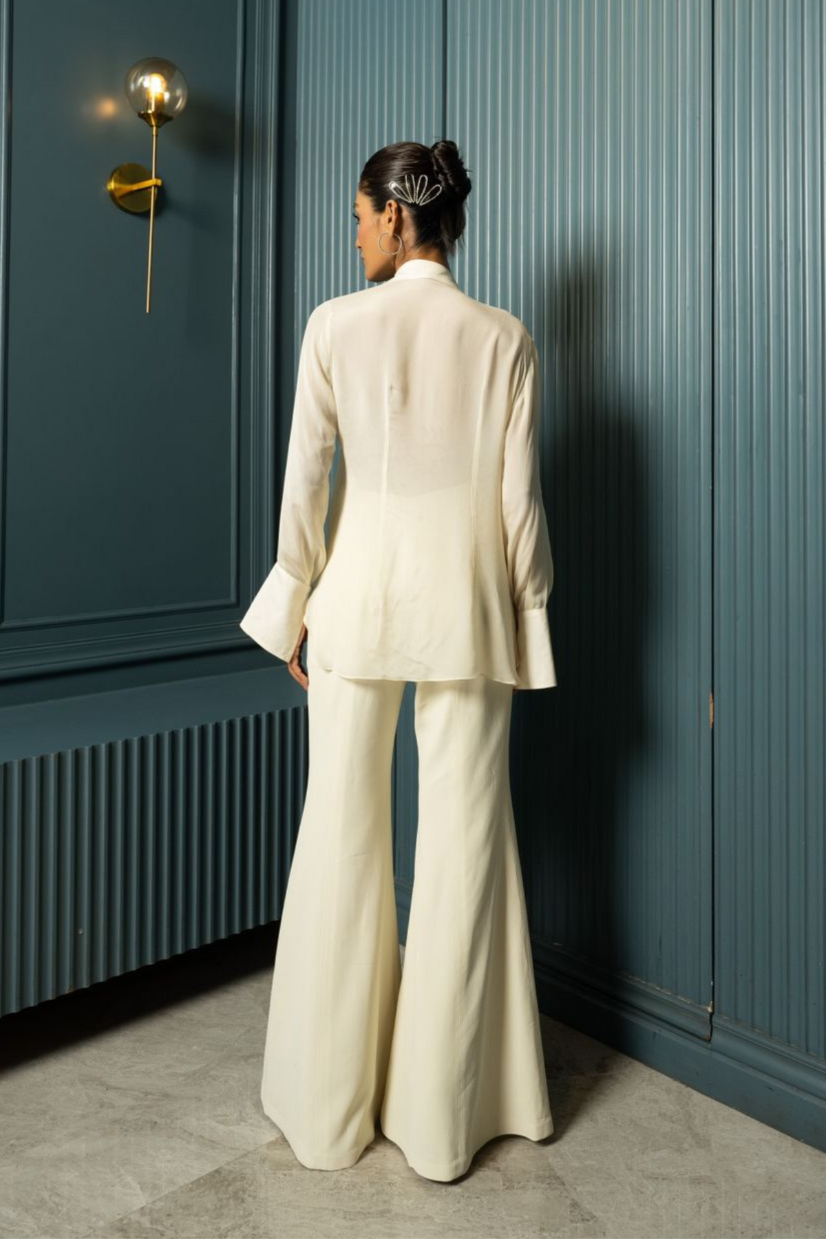 Vail Embroidered Shirt With Pants