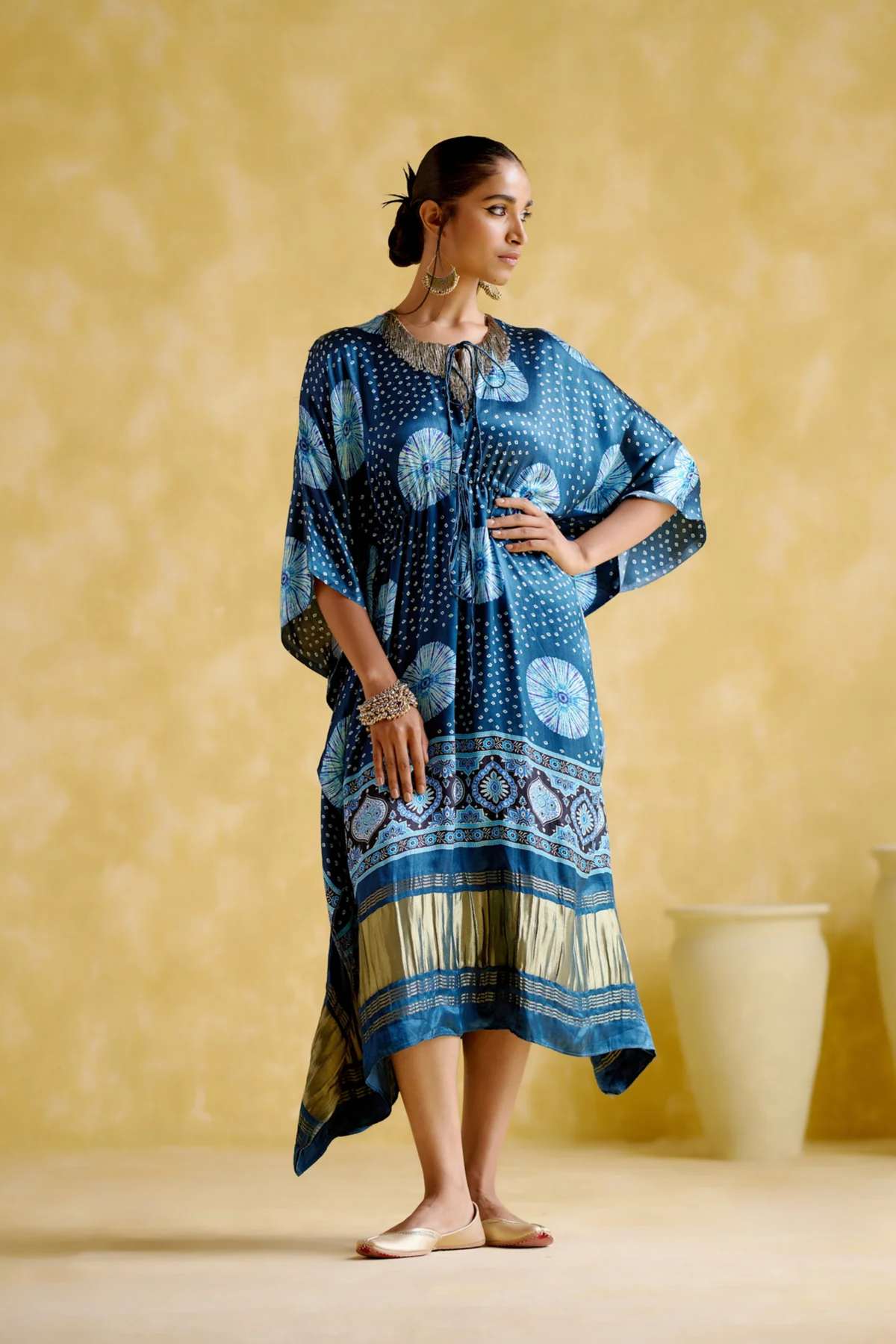 Ahilya Blue Kaftan