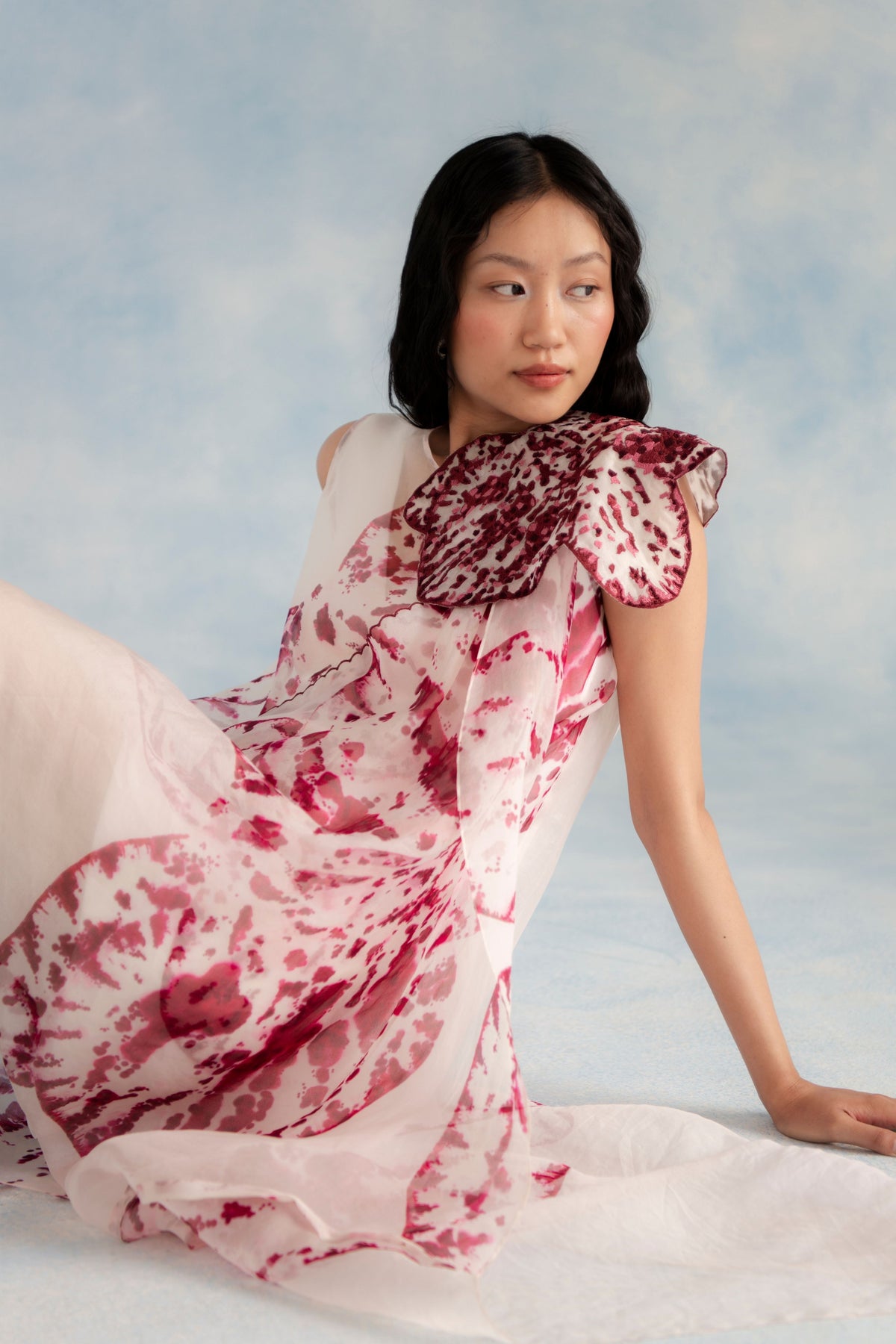 Tulip Hi-Low Organza Dress