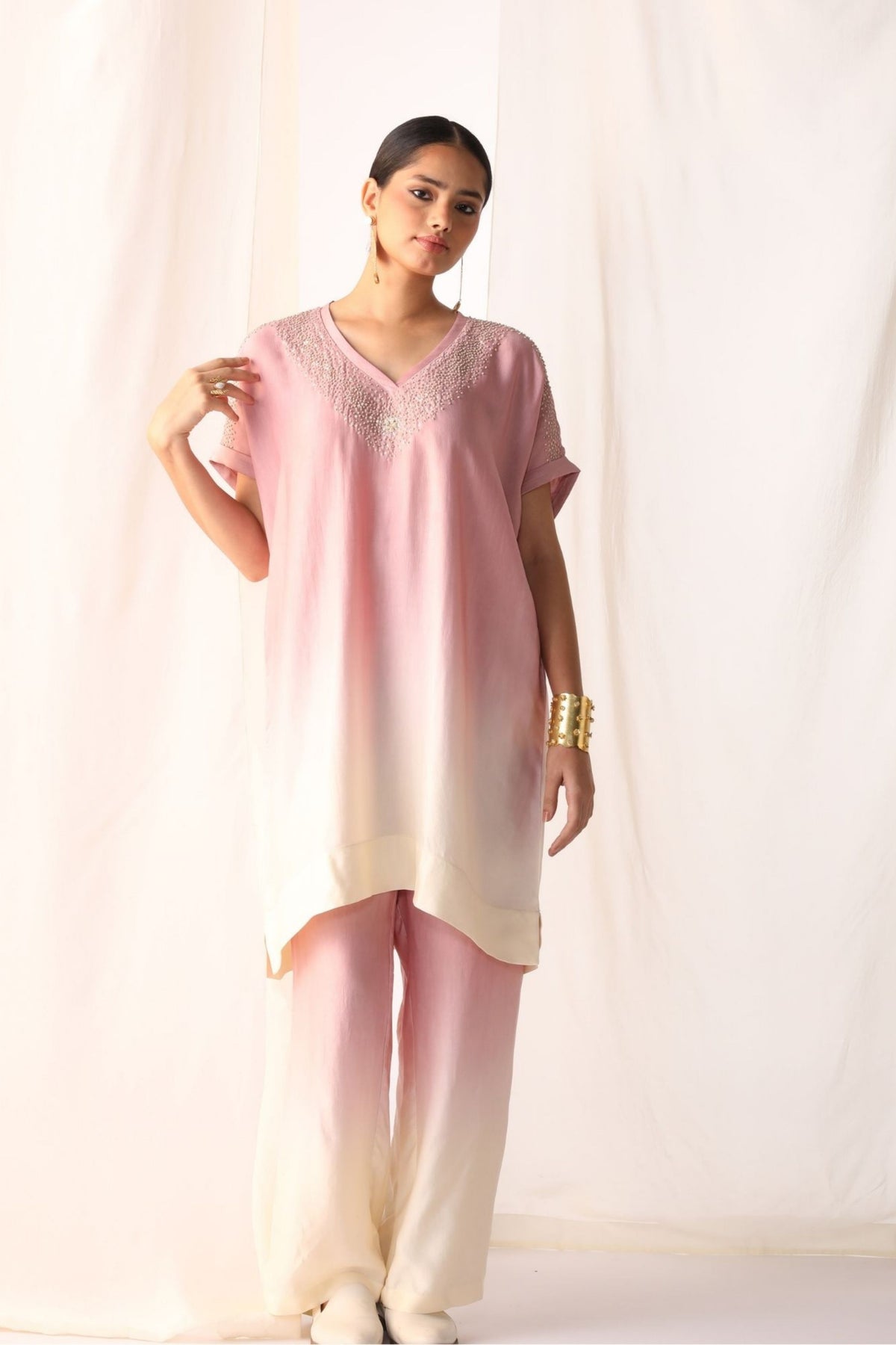 Blush Dusk Ombrey Tunic