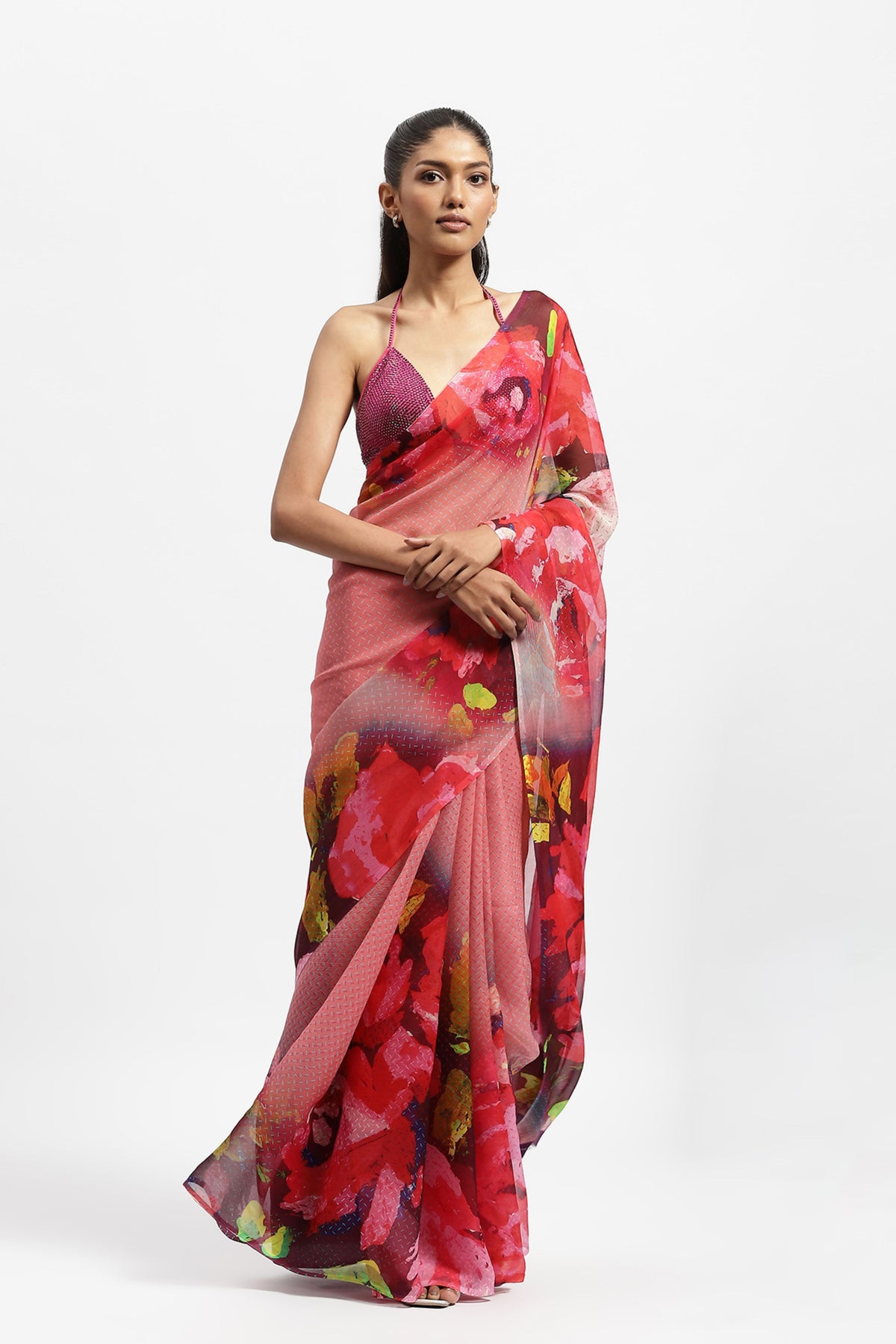 A Happy Feeling Printed Saree