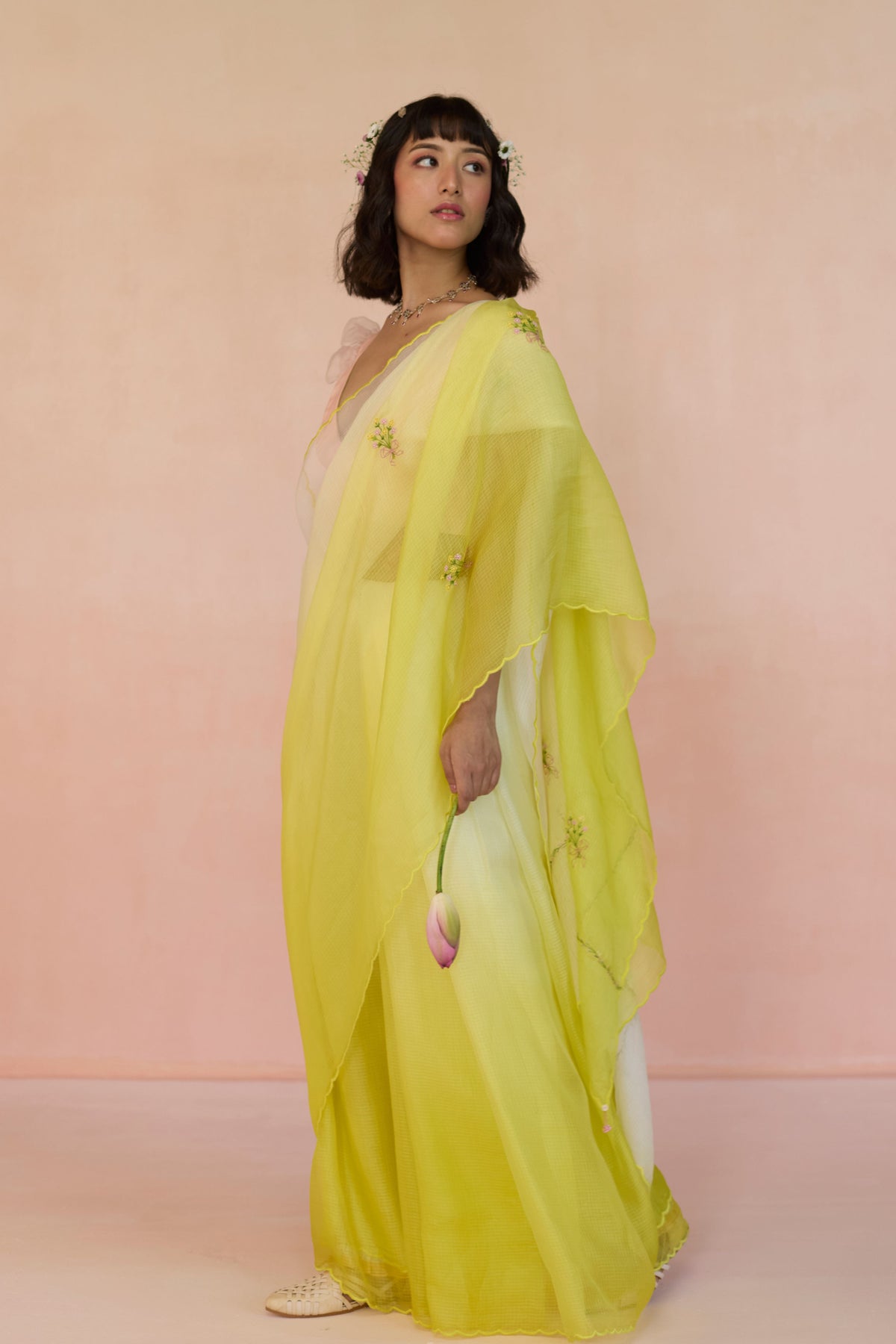 Kota Doria Silk Saree