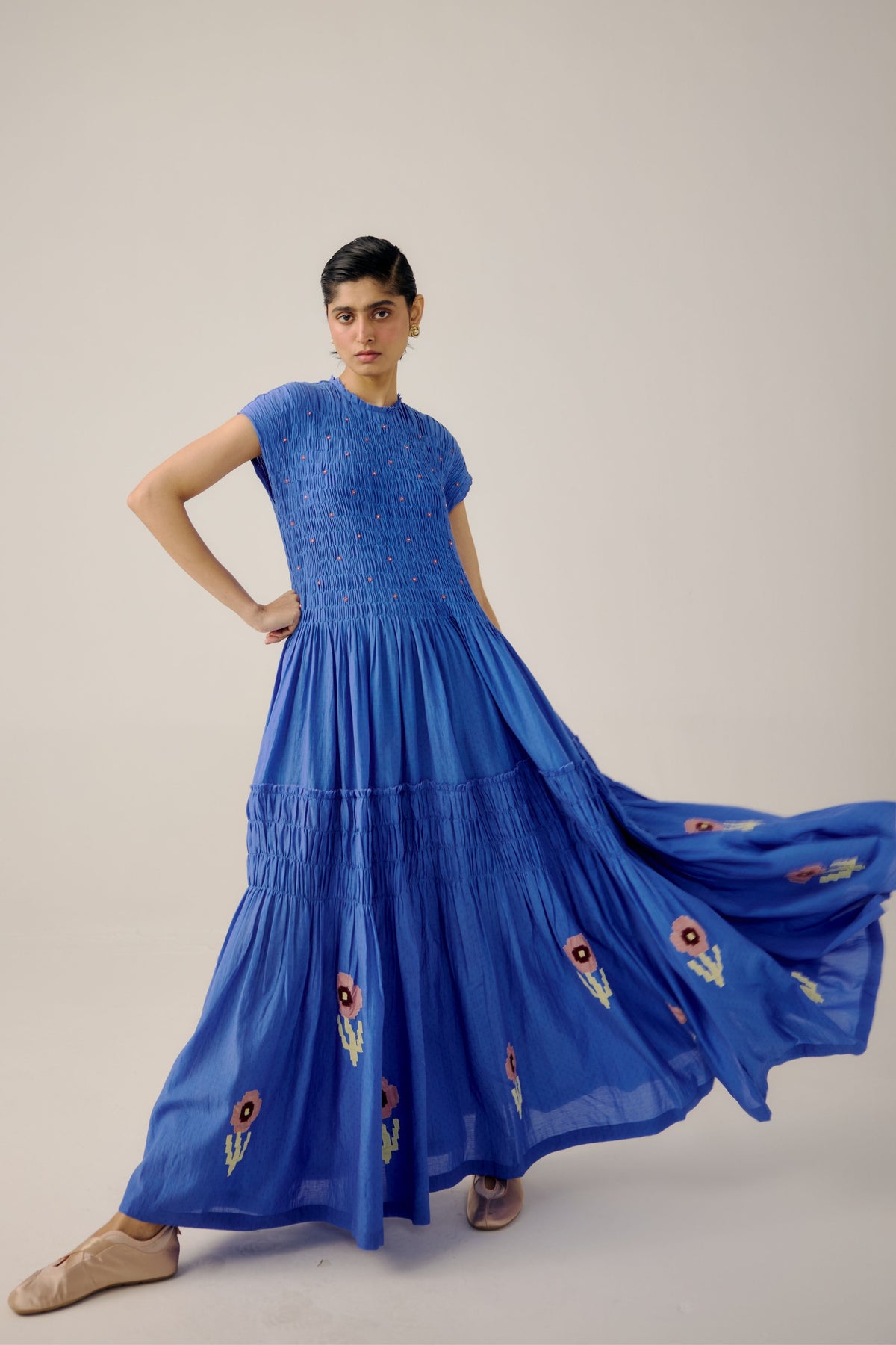 Electric Blue July Dress