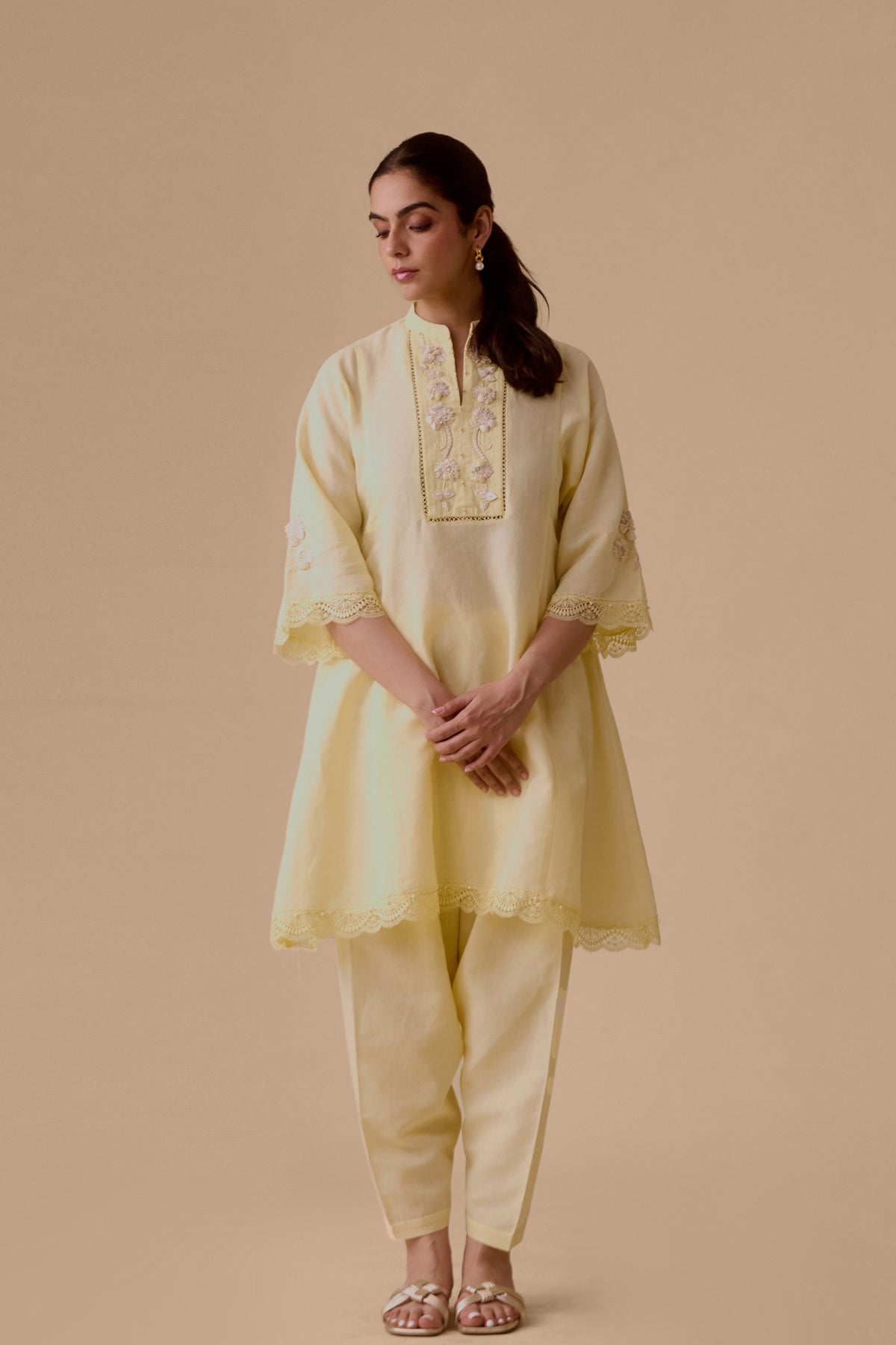 Yellow Rachel Kurta