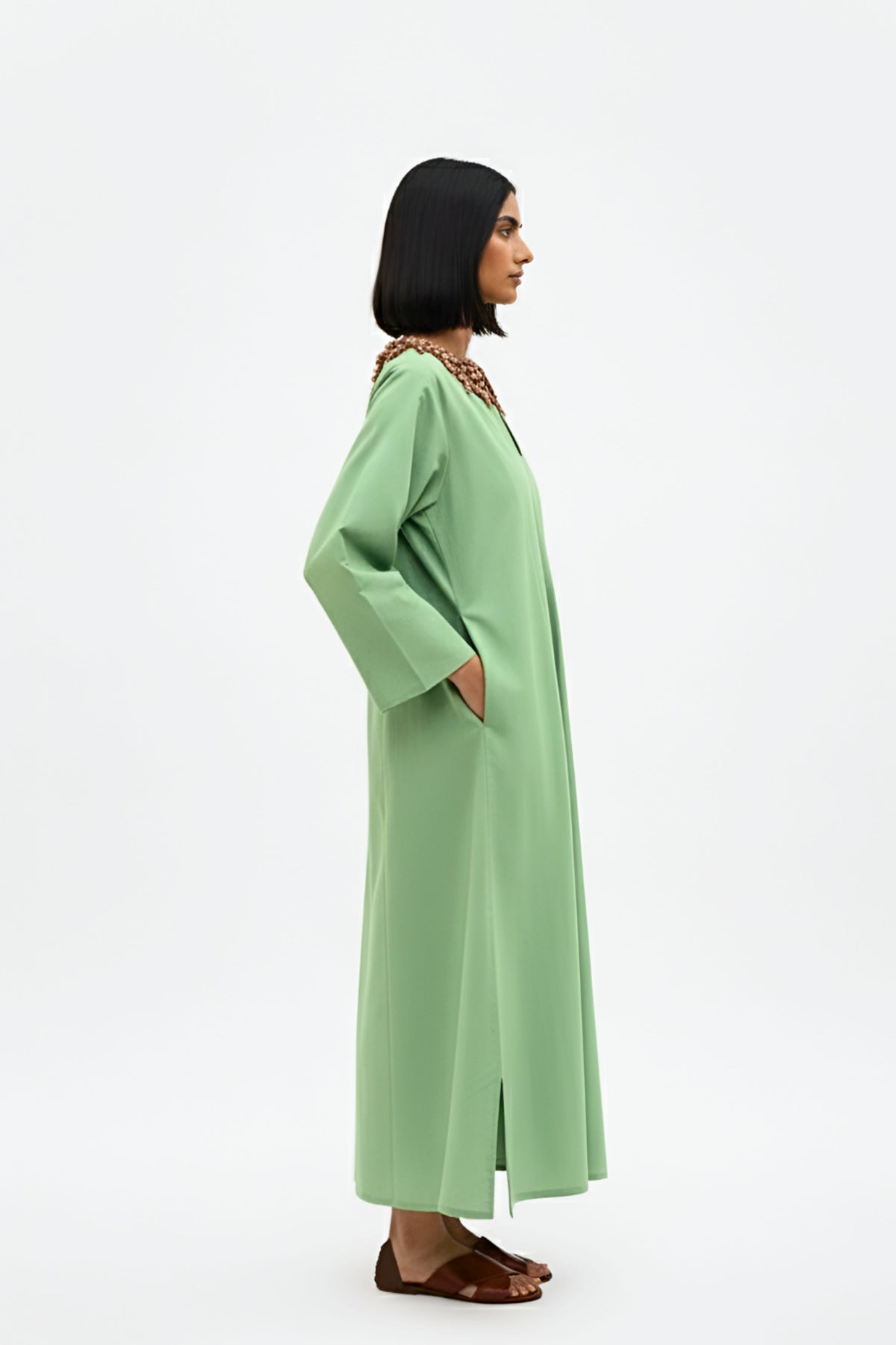 Asparagus Green Maxi Dress
