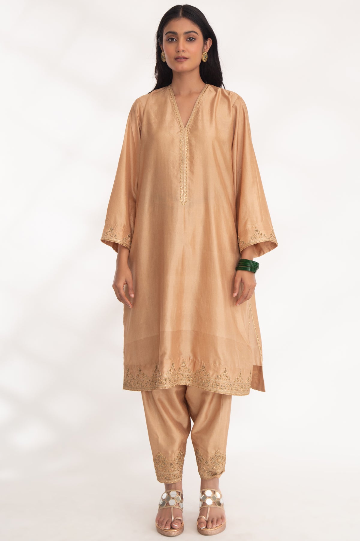 Beige Satya Kurta Set