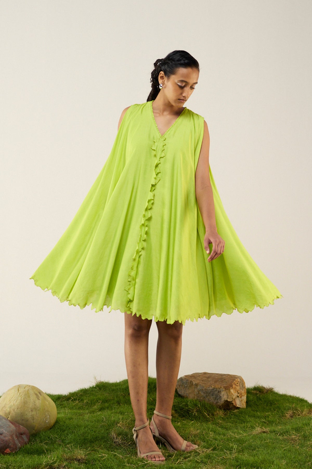 Flora Flutter Dress