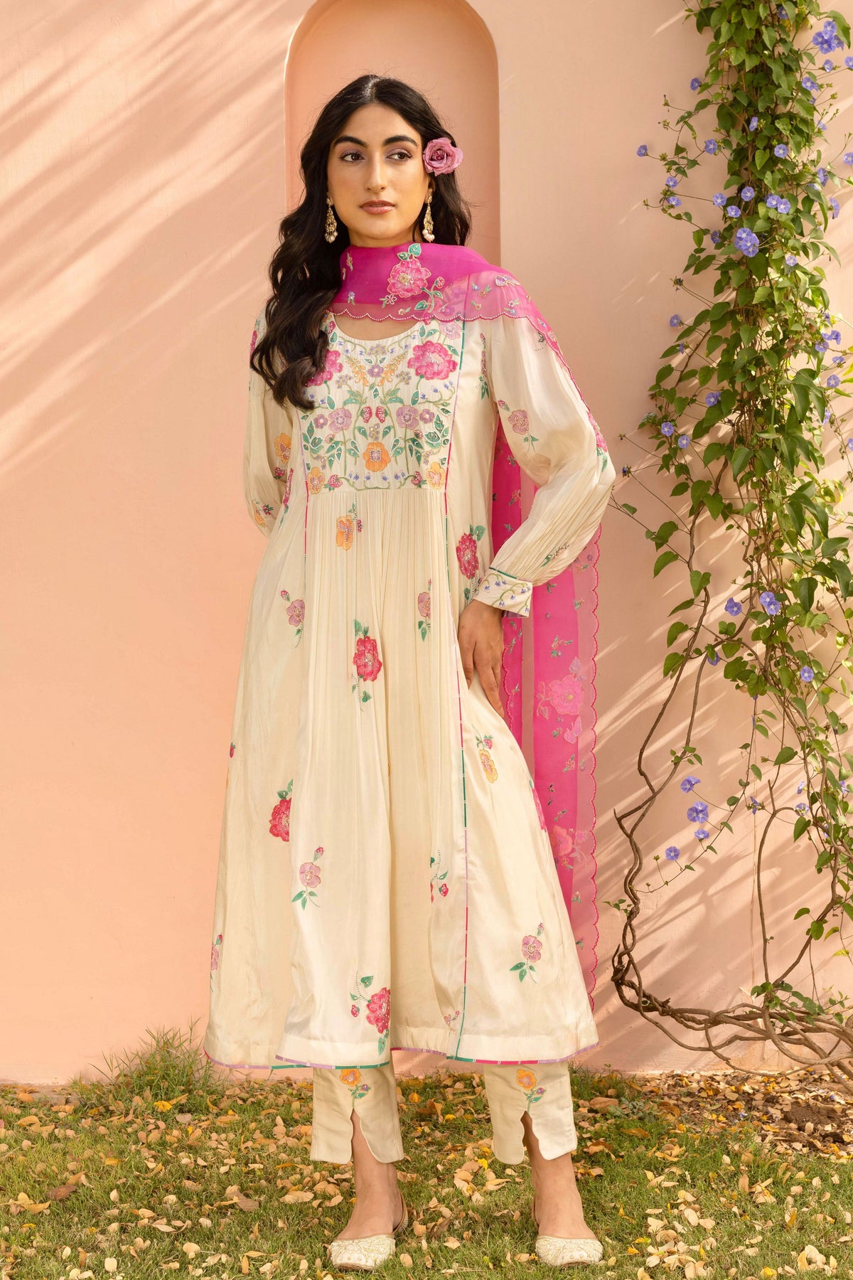 Freya Panelled Kurta Set