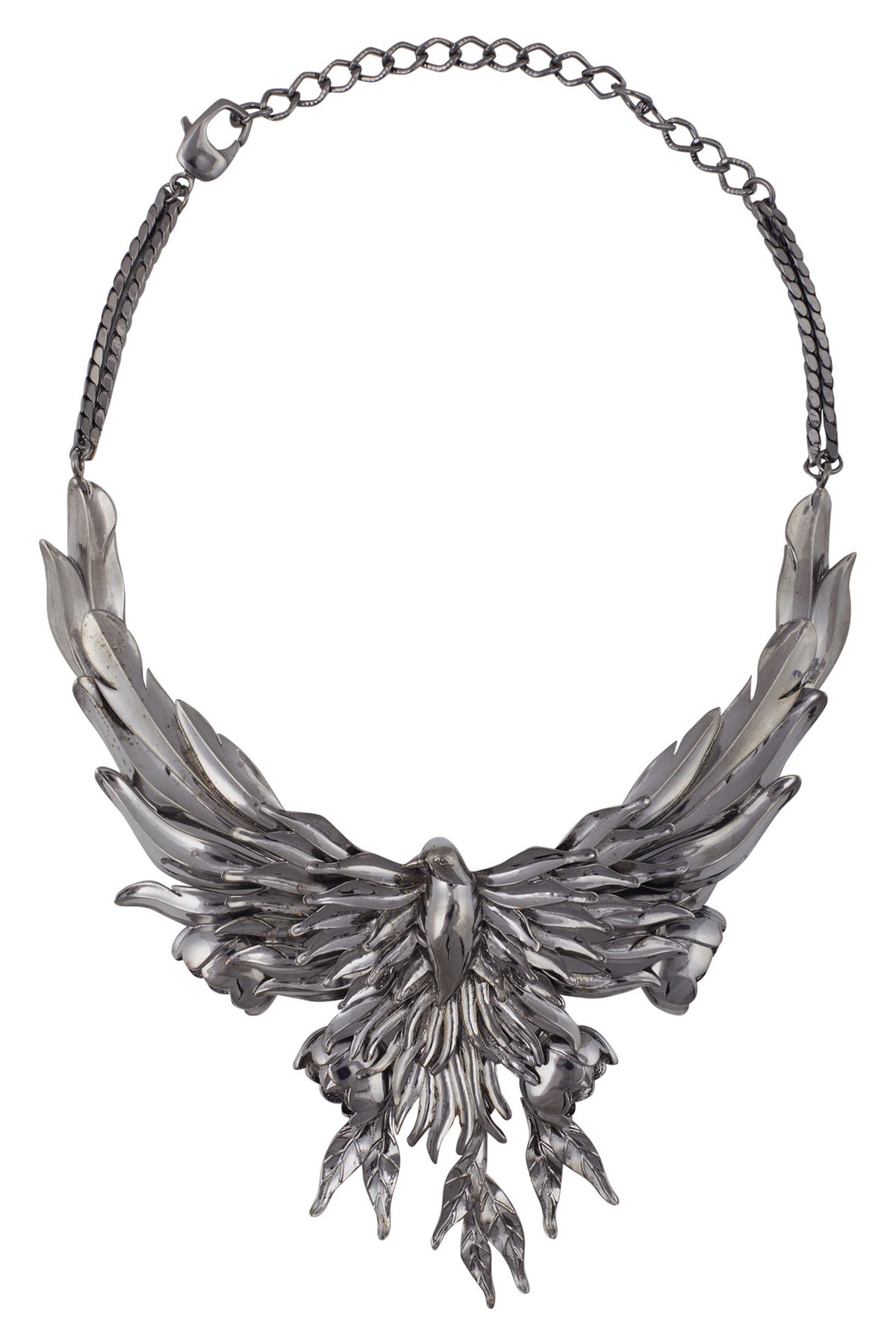 Gun metal paradisus necklace