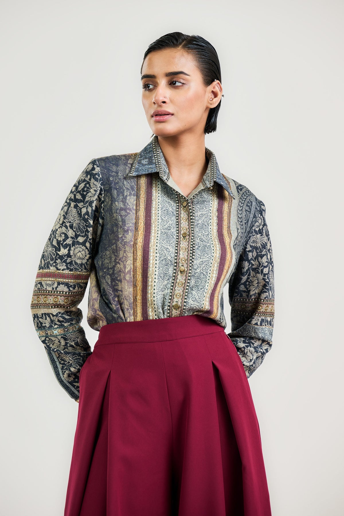 The Jamawar Collage Shirt