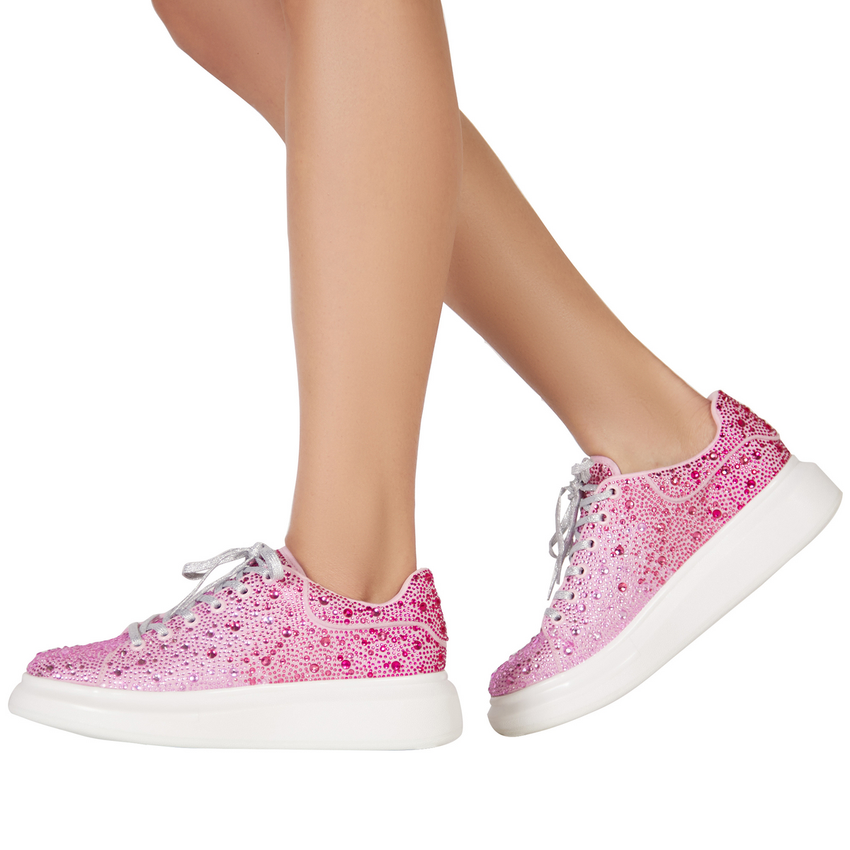 Sorbet Wedding Wedge Sneakers