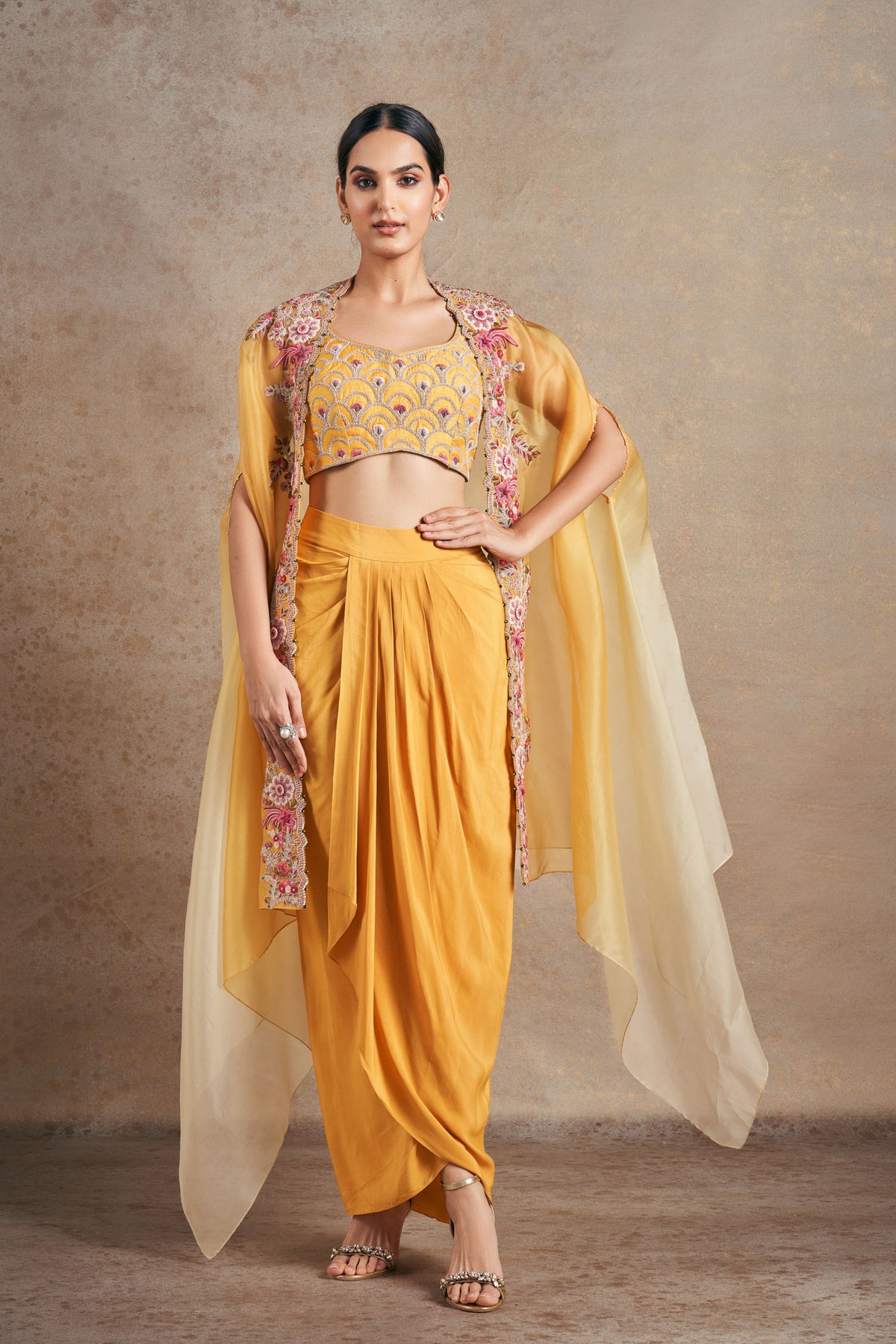 Mustard Pearl Work Cape Set