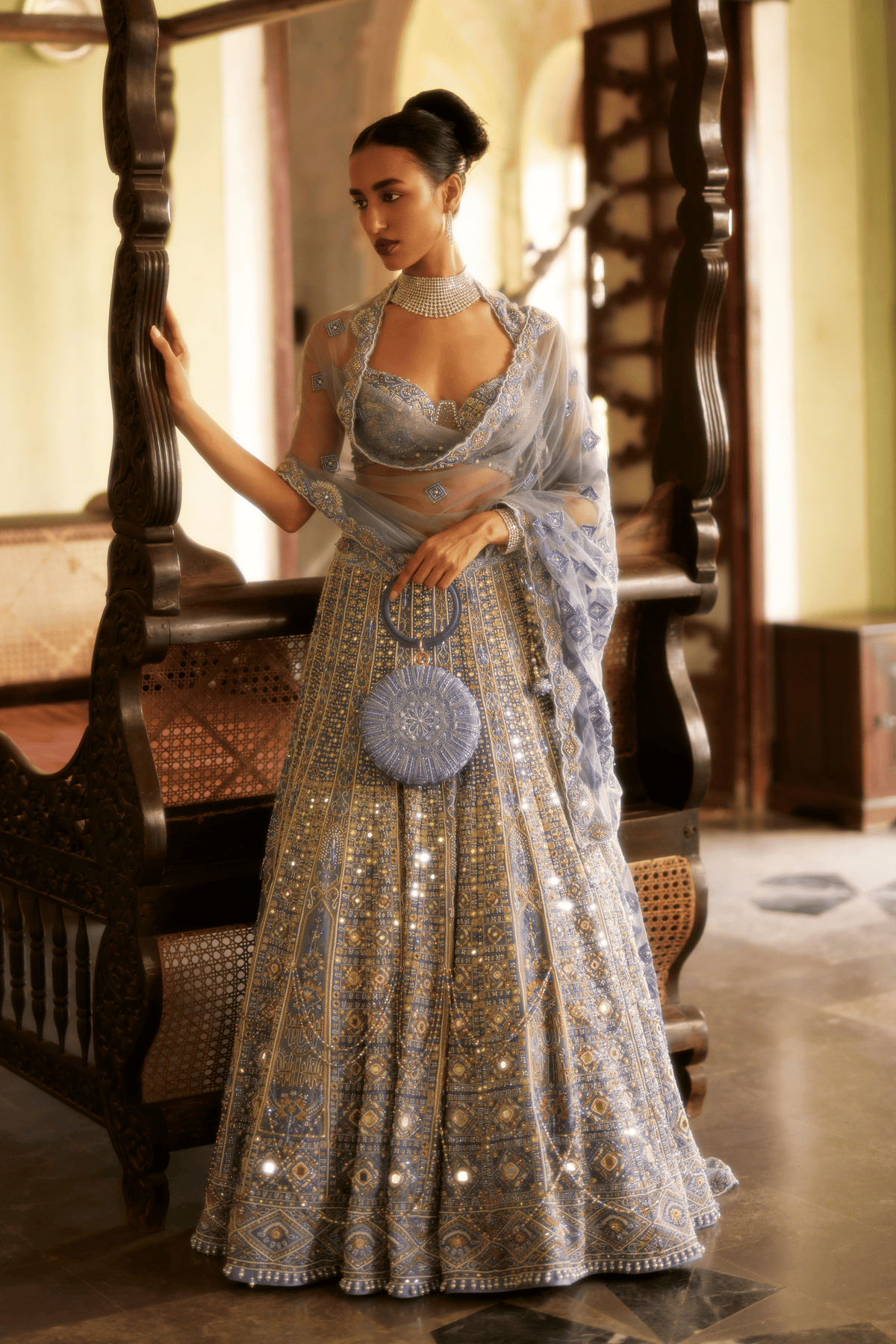 Lilac Lehenga Set