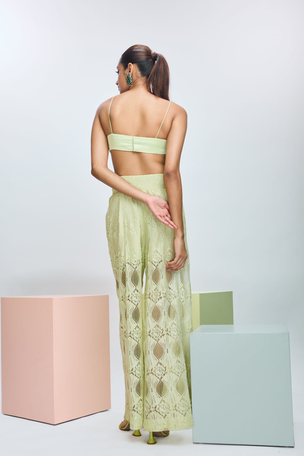 Matcha Blouse and Pant Set