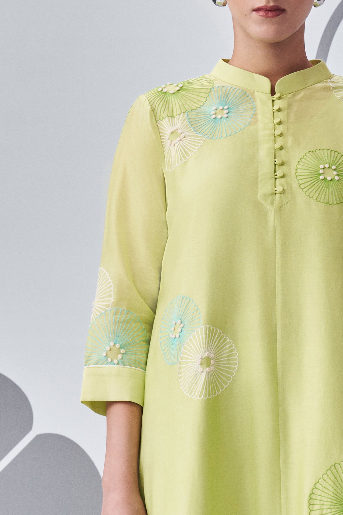 Lime Green Kurta Set