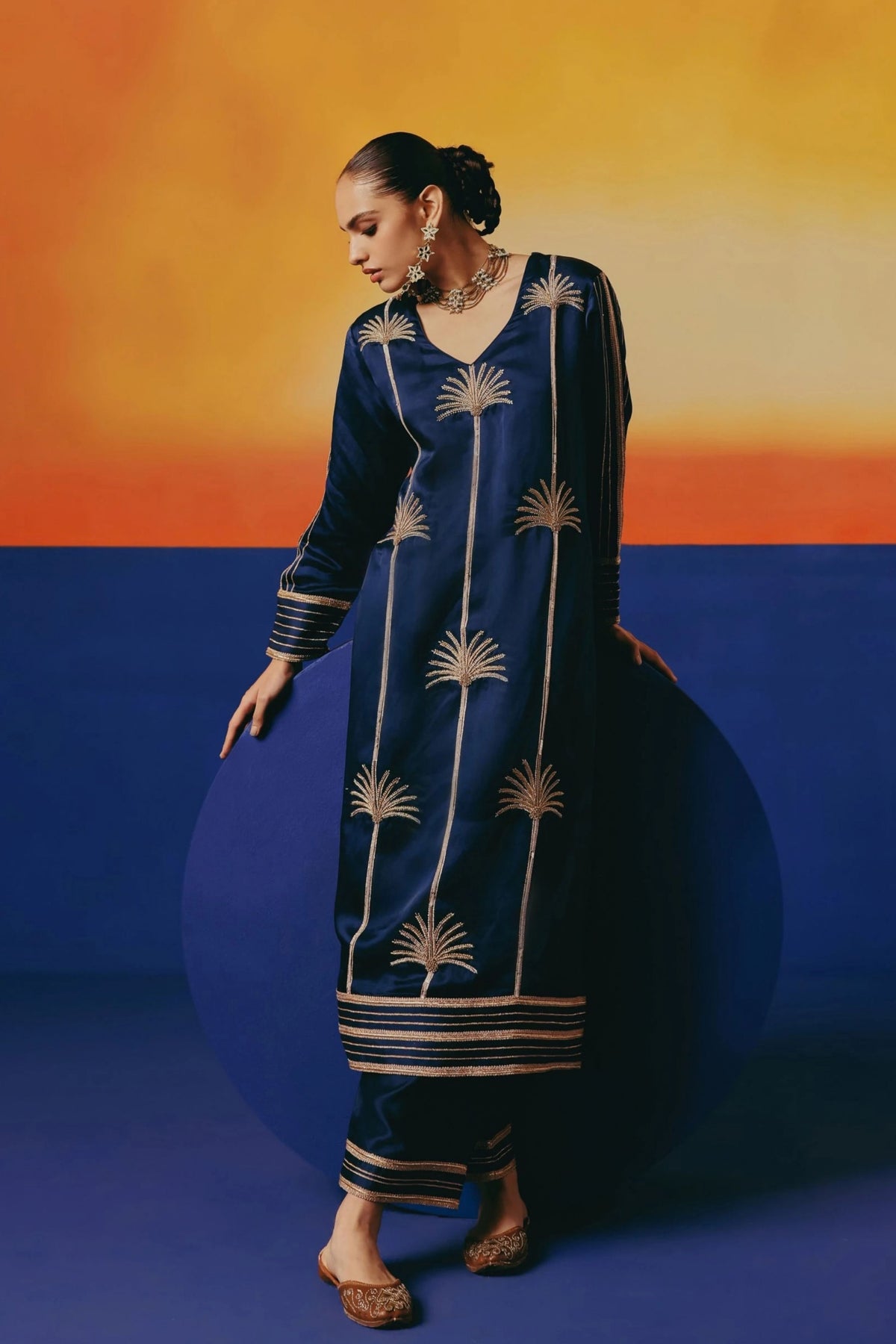 Palm Festive Kurta Set
