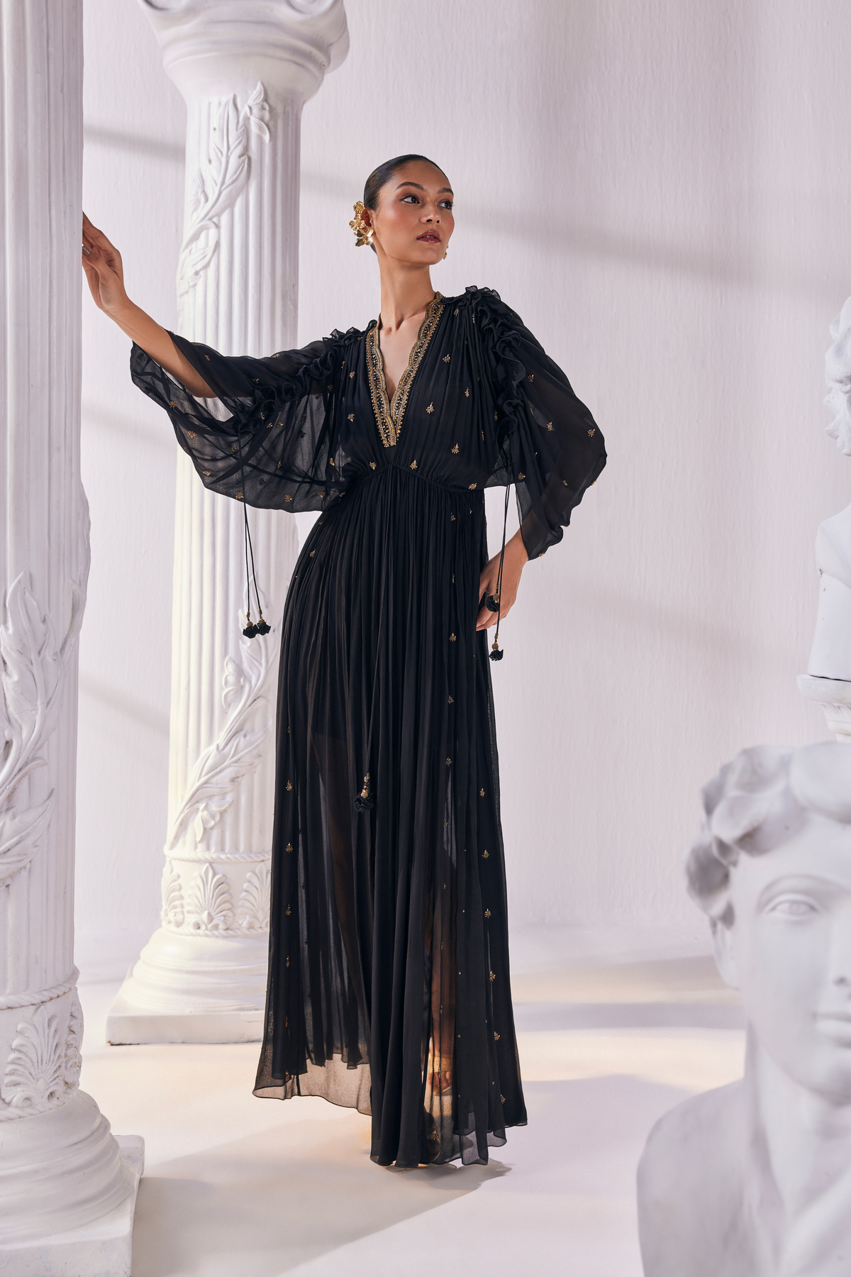 Chiffon Kaftan Dress