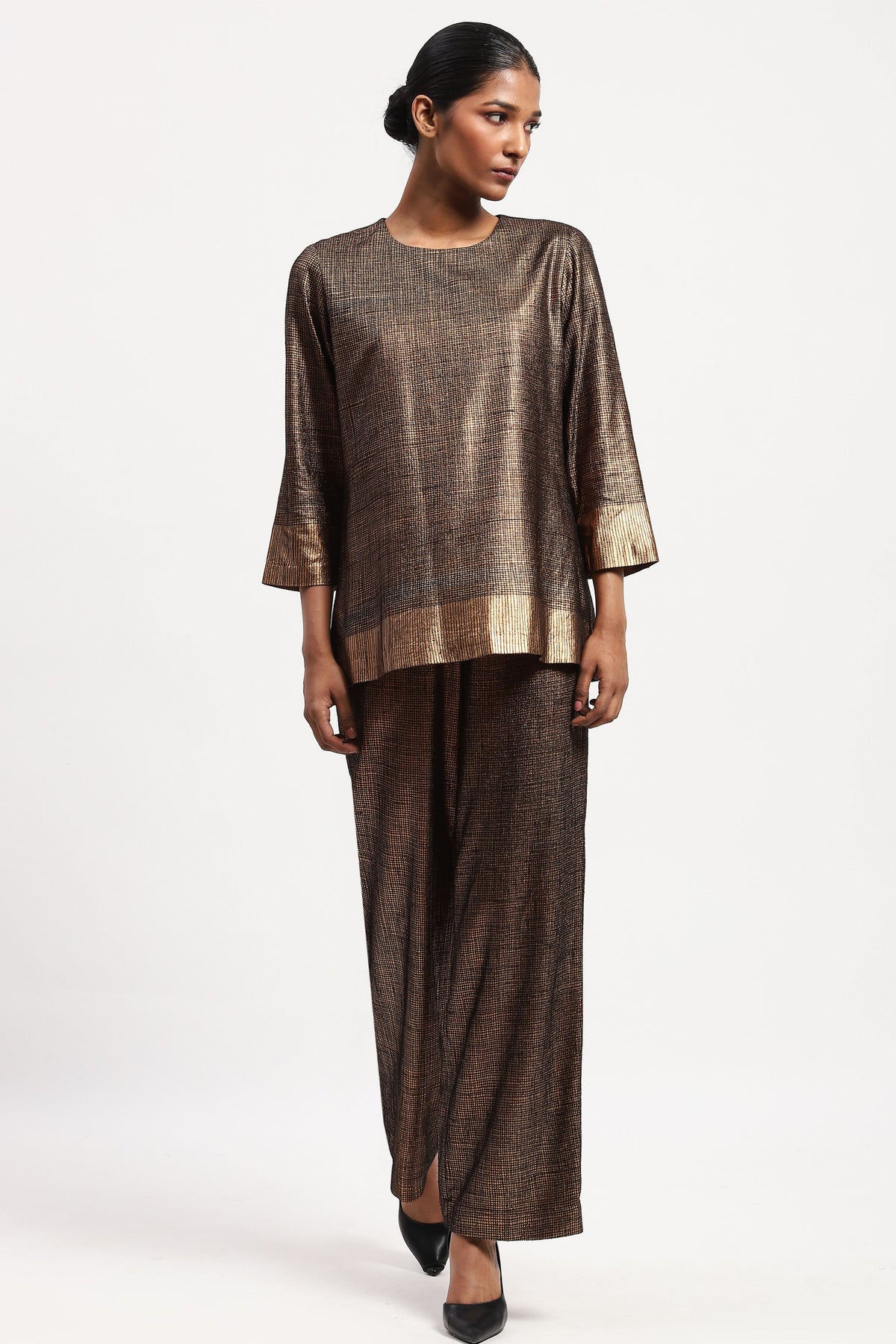 Foil Aari Top