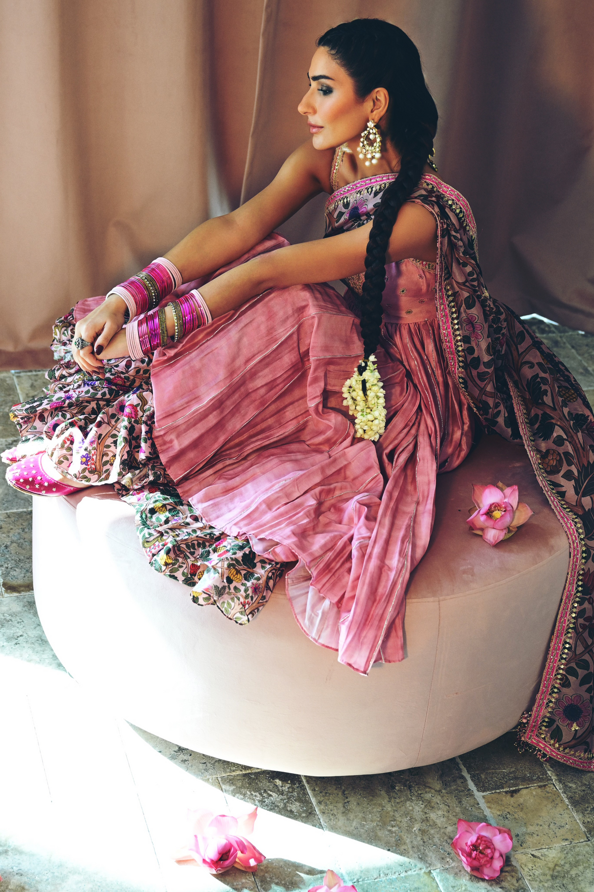 Kiran Malik In Ghoomer Anarkali Set