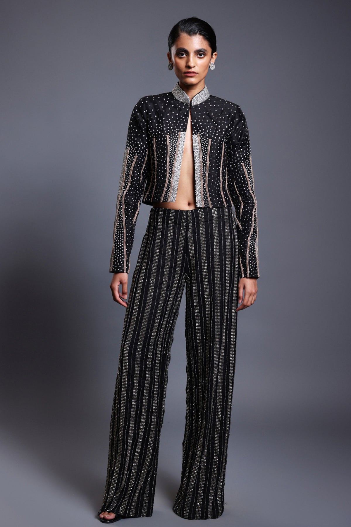 Black Embroidered Jacket