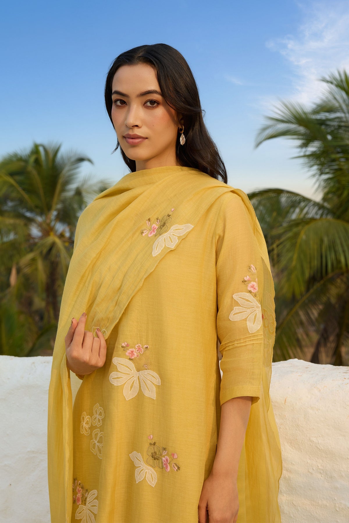 Rue Embroidered Kurta Set
