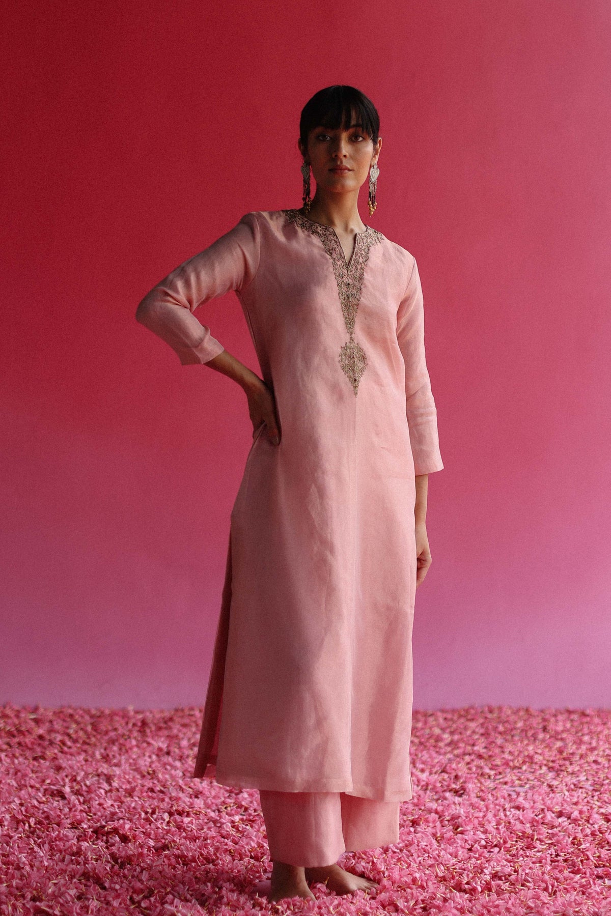 Kaljo Pink Kurta Set